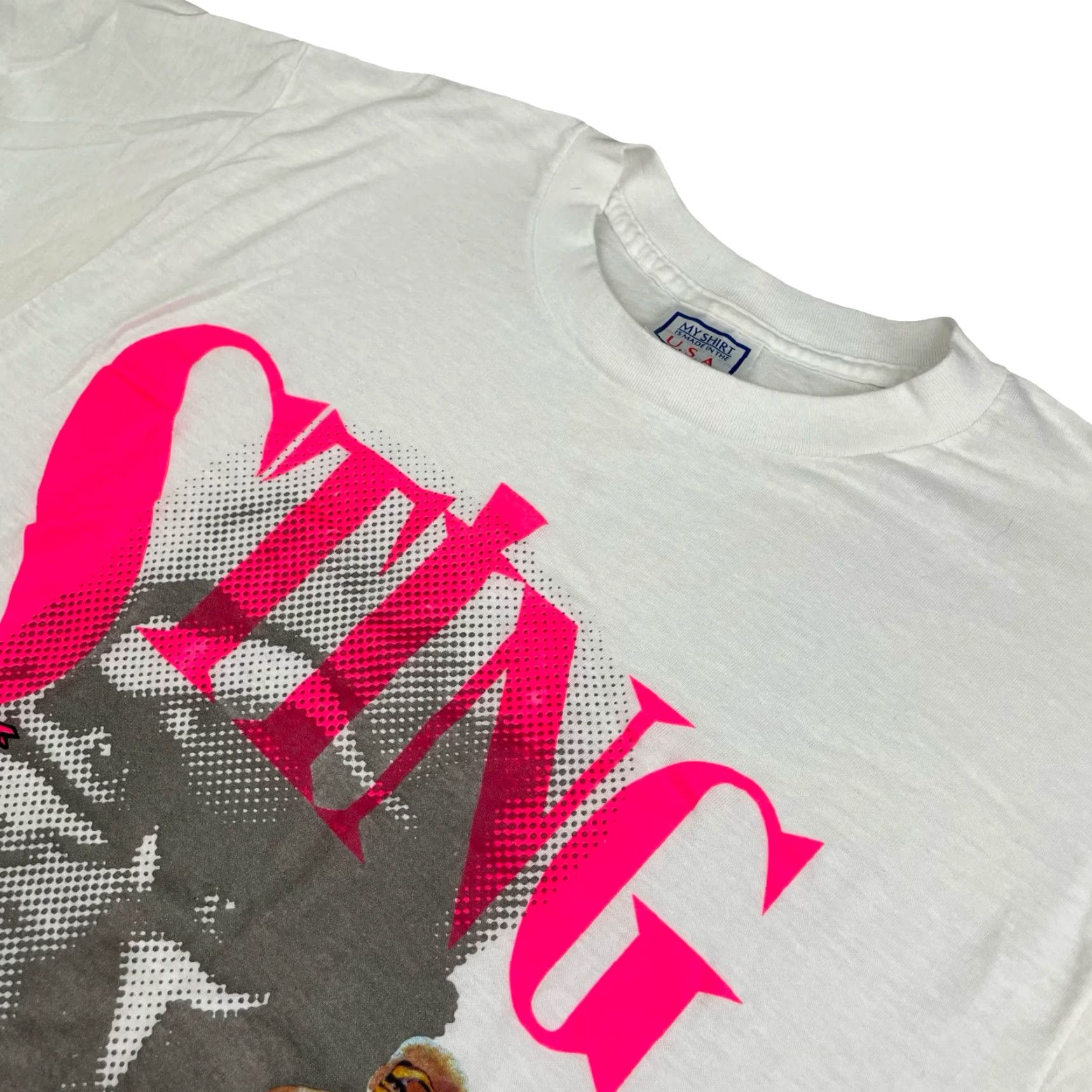 Vintage VINTAGE Sting WCW T-Shirt White XL - NEW Rare Fatal Encounter Single Stitch S/S Cotton/Poly USA Men Shirt Size US XL / EU 56 / 4 - 6 Thumbnail