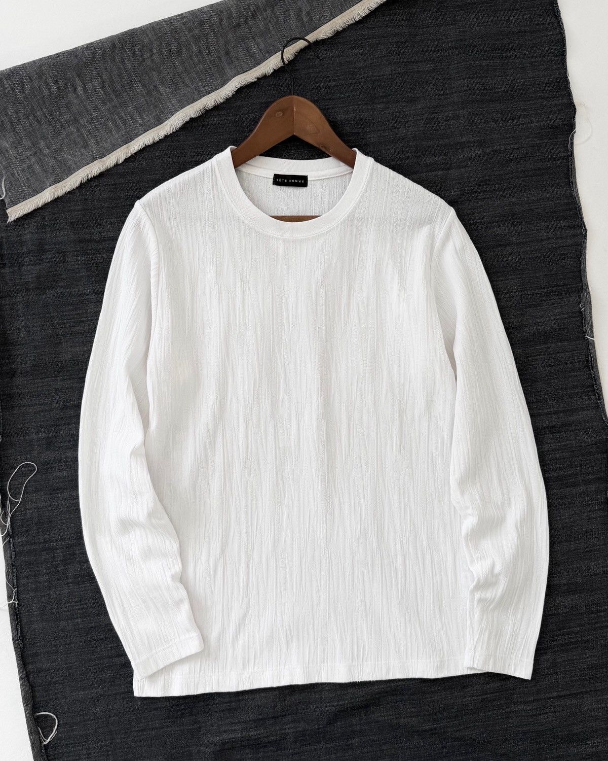 Tete Homme TÊTE HOMME WHITE SLEEVE T-SHIRT Size US M / EU 48-50 / 2 - 1 Thumbnail