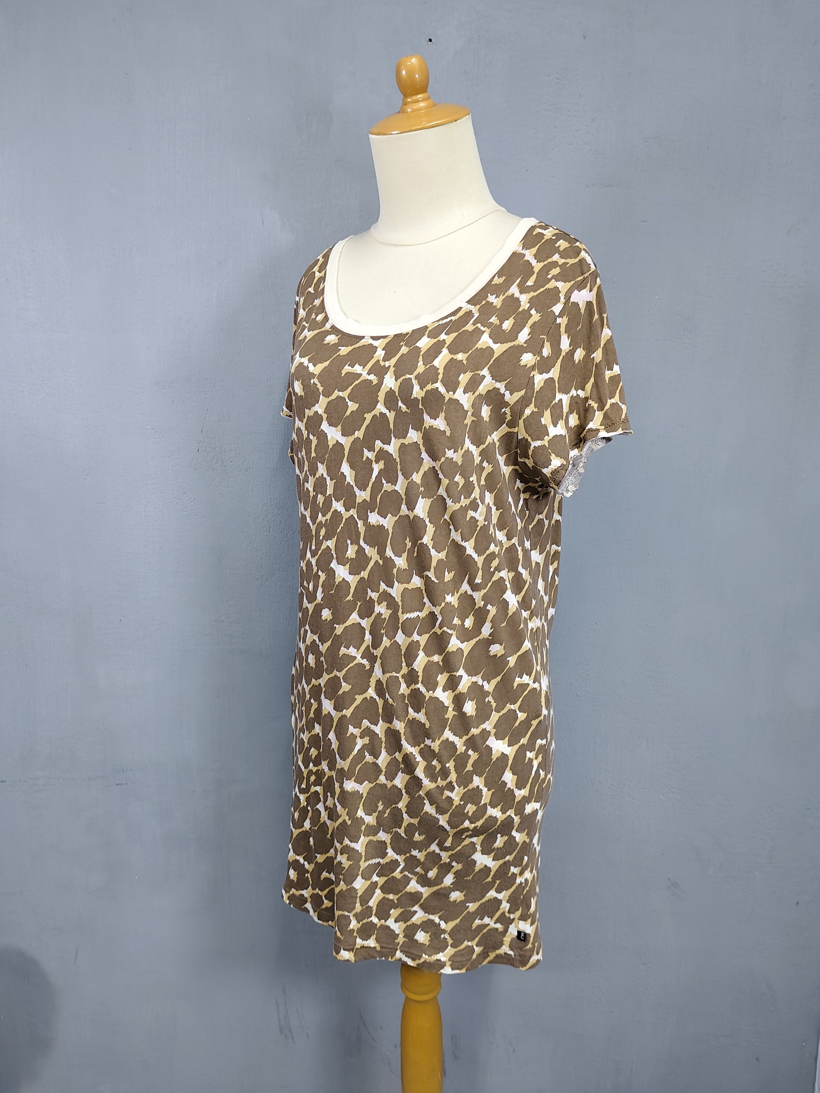 Marc by Marc Jacobs 2000s M.J- Leopard Print Glam Indie Sleaze Grunge Tshirt Size L / US 10 / IT 46 - 4 Thumbnail