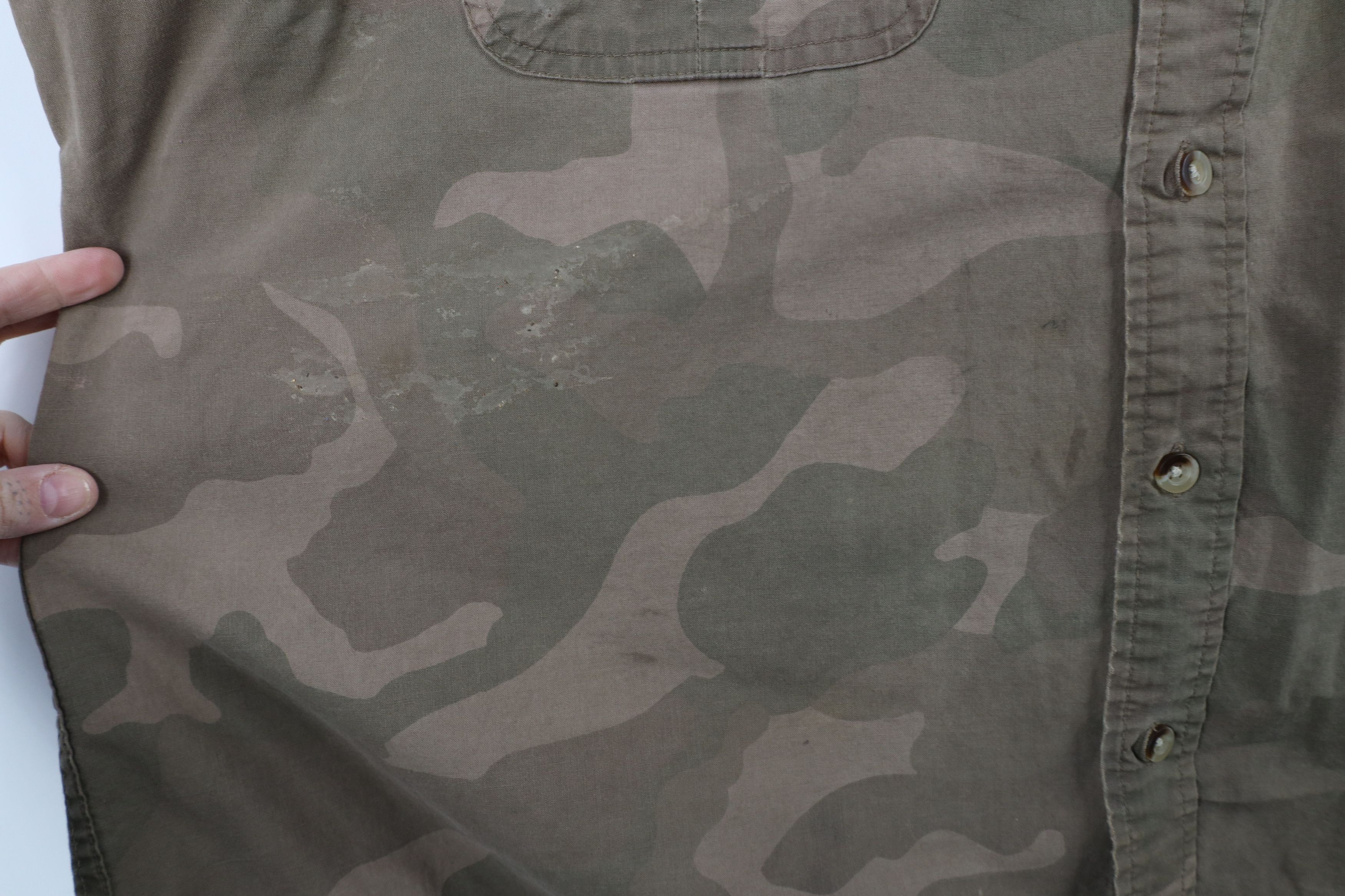 Vintage Vintage 90s Y2K Streetwear Camouflage Collared Button Shirt Size US XXL / EU 58 / 5 - 8 Thumbnail