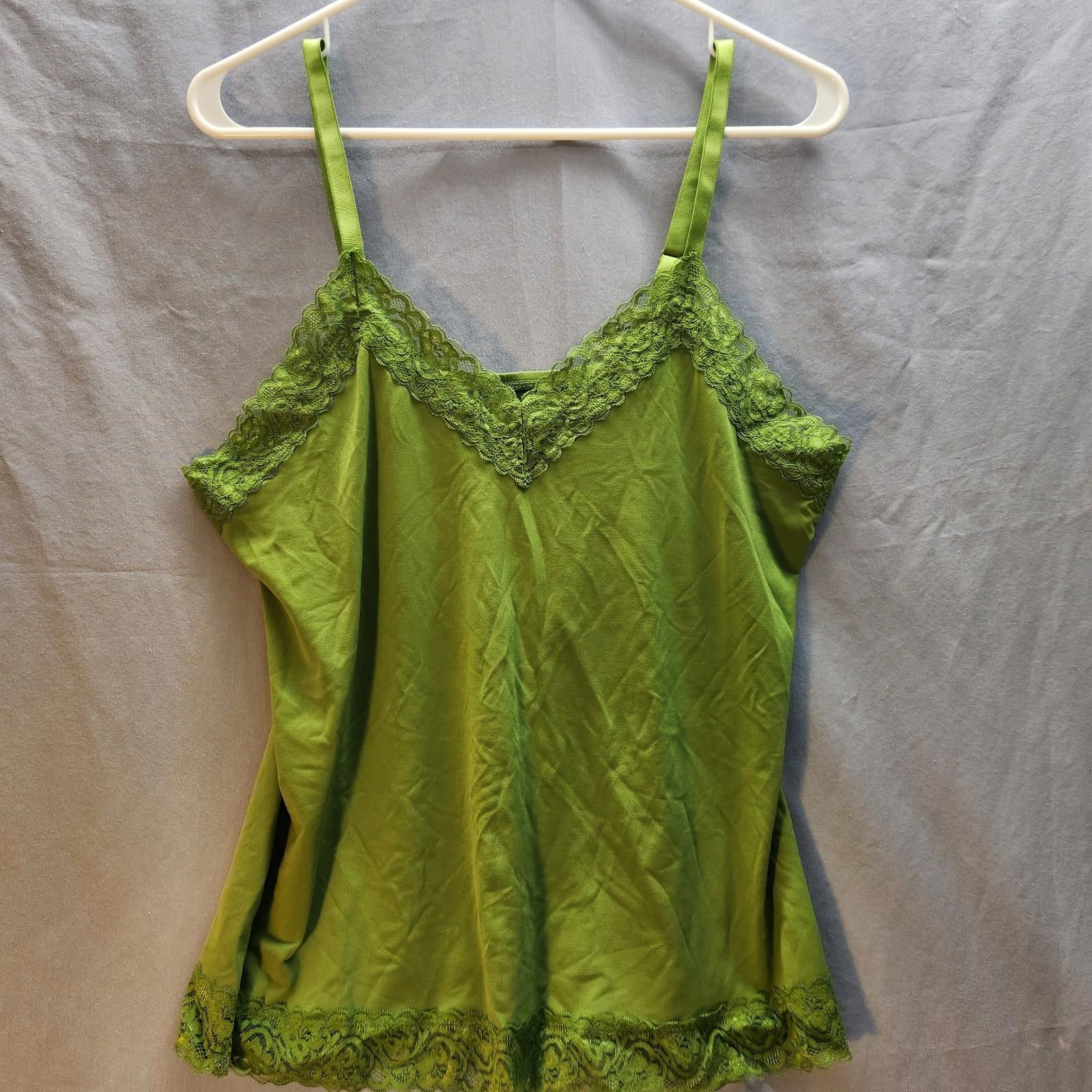 Designer Susan Graver Essentials Green Tank Top Size Large Size L / US 10 / IT 46 - 1 Thumbnail