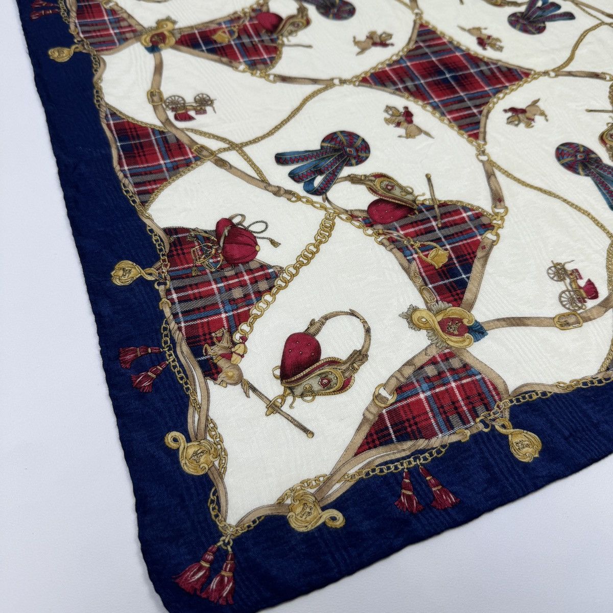 Burberry Vintage Burberrys Handkerchief, Pocket Square, Neck Scarf Size ONE SIZE - 5 Thumbnail