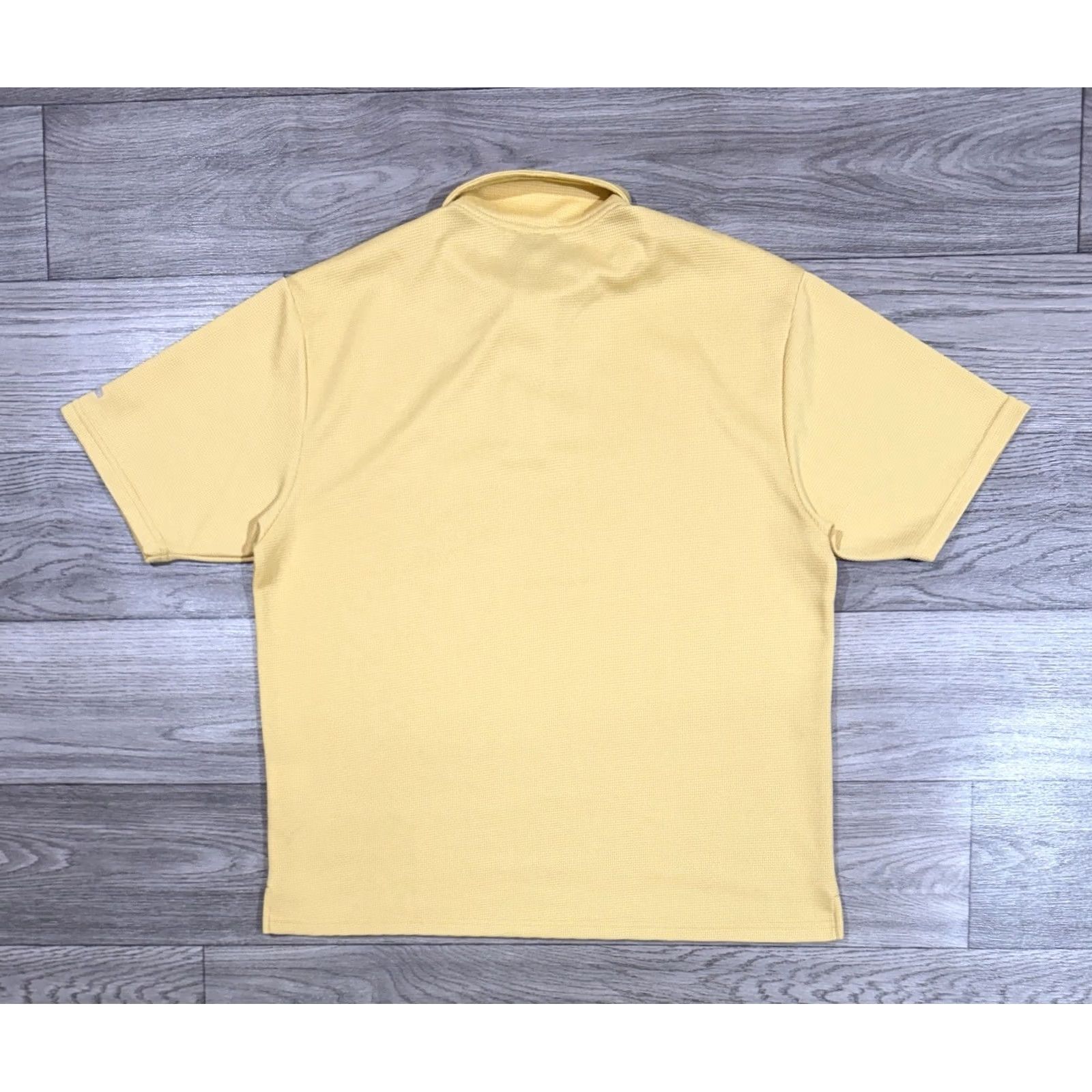 Nike Nike Court Tennis Polo Shirt Mens Size M Yellow Mini Logo Size US M / EU 48-50 / 2 - 2 Thumbnail