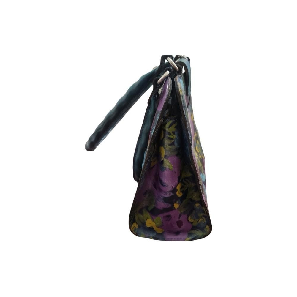 Designer Patricia Nash NWT Teal Leather Floral Bag Size ONE SIZE - 5 Thumbnail