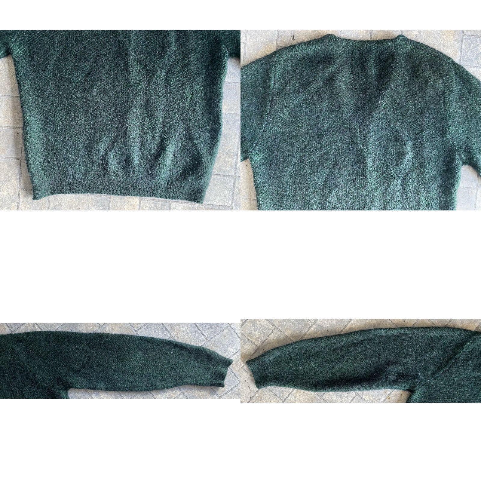 Vintage VTG Munsingwear Mohair Orlon Acrylic Pullover V Neck Sweater Adult Medium Green Mens Size US M / EU 48-50 / 2 - 10 Thumbnail
