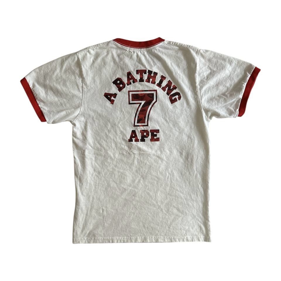 Bape × Vintage Bape Ringer tee 🐵 Size US S / EU 44-46 / 1 - 2 Thumbnail