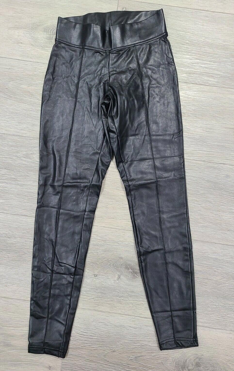 Other Hue Faux Leather Leggings Small New Skinny Stretch black Size 28" / US 6 / IT 42 - 1 Thumbnail