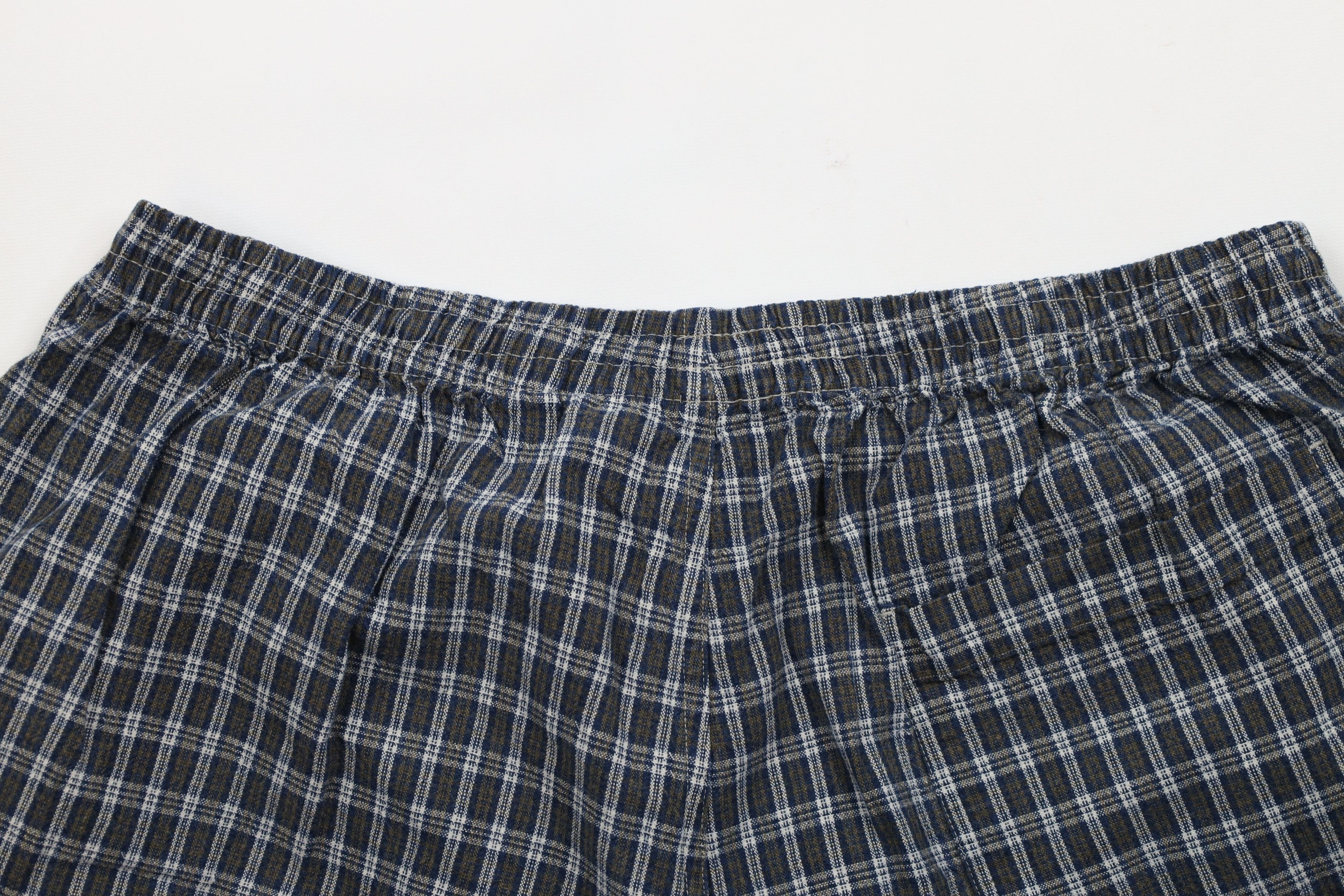 Vintage Vintage 90s Streetwear Above Knee Harem Shorts Plaid Cotton Size US 36 / EU 52 - 8 Thumbnail