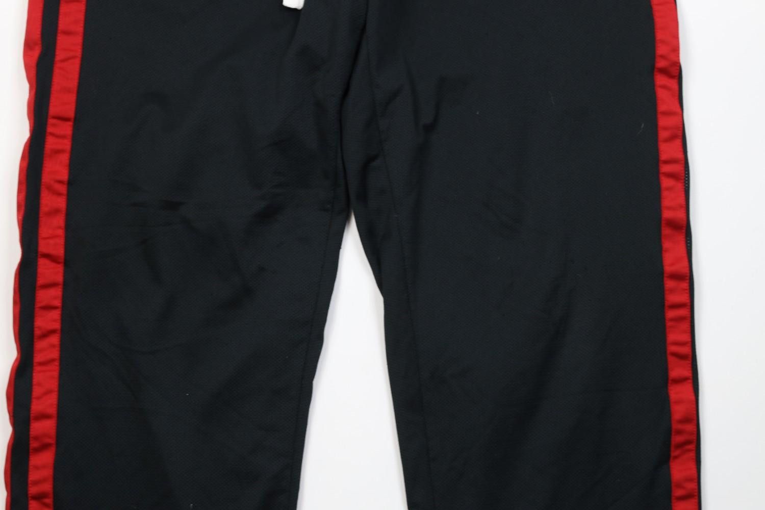 Nike Vintage Y2K Nike Scott Mini Swoosh Mesh Wide Leg Pants Black Size US 36 / EU 52 - 3 Thumbnail