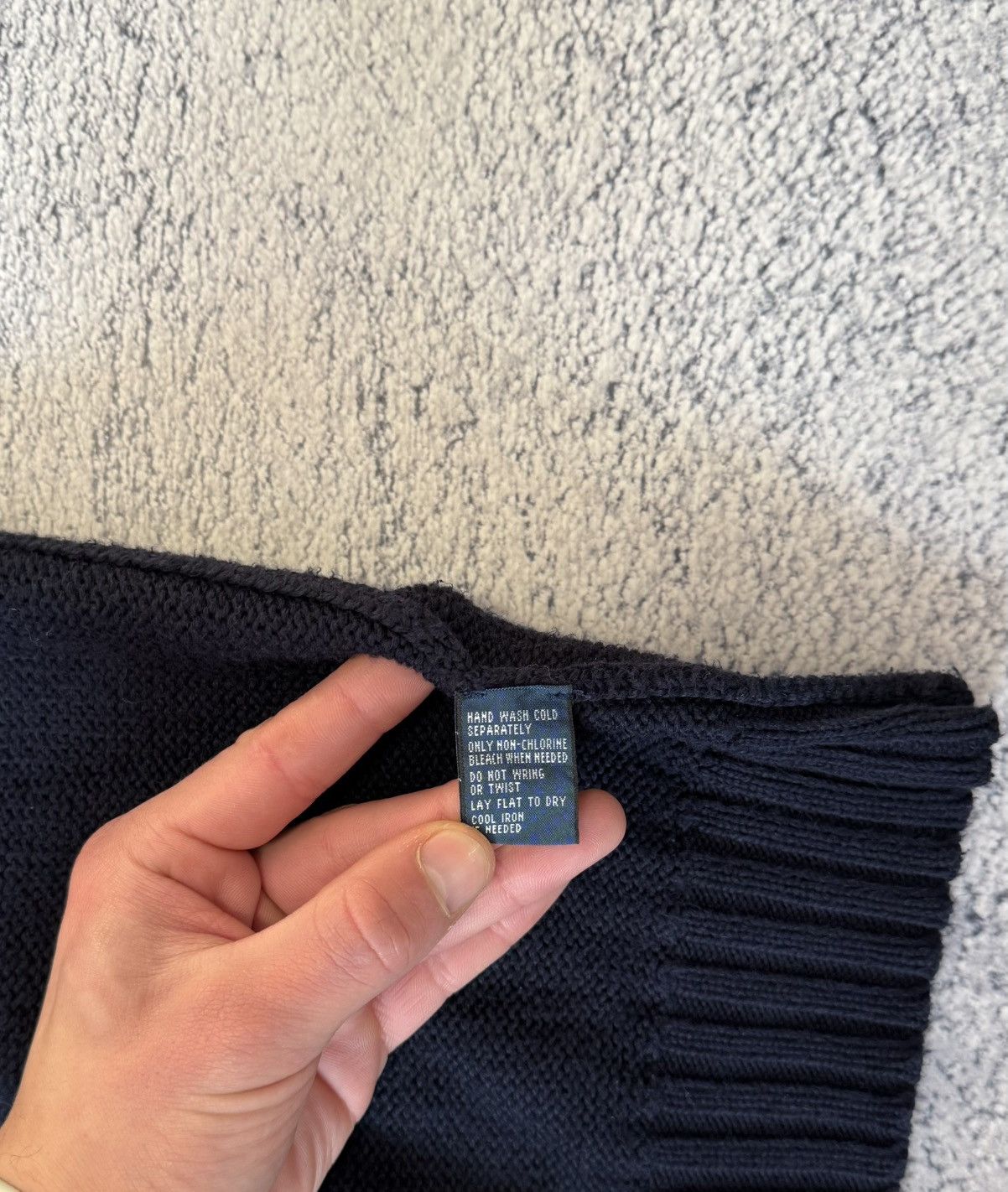 Polo Ralph Lauren Vintage Polo Ralph Lauren Sweater Navy Knit L Relaxed Size US L / EU 52-54 / 3 - 10 Thumbnail