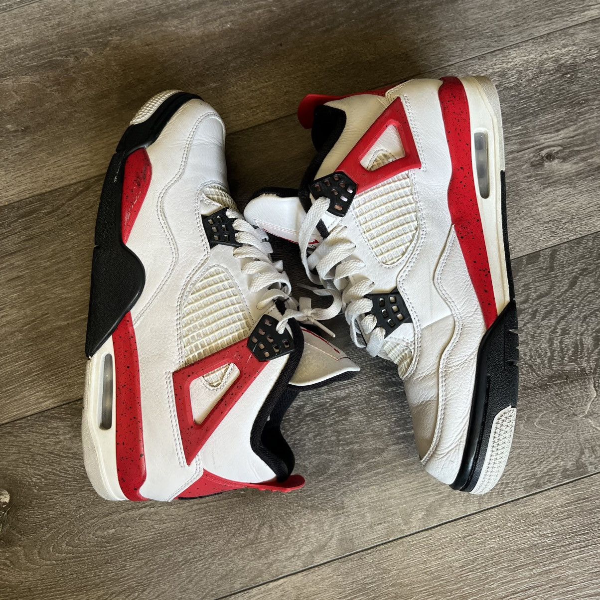 Jordan Brand Air Jordan 4 Retro Red Cement 2023 DH6927-161 Men’s Size 8 Size US 8 / EU 41 - 3 Thumbnail