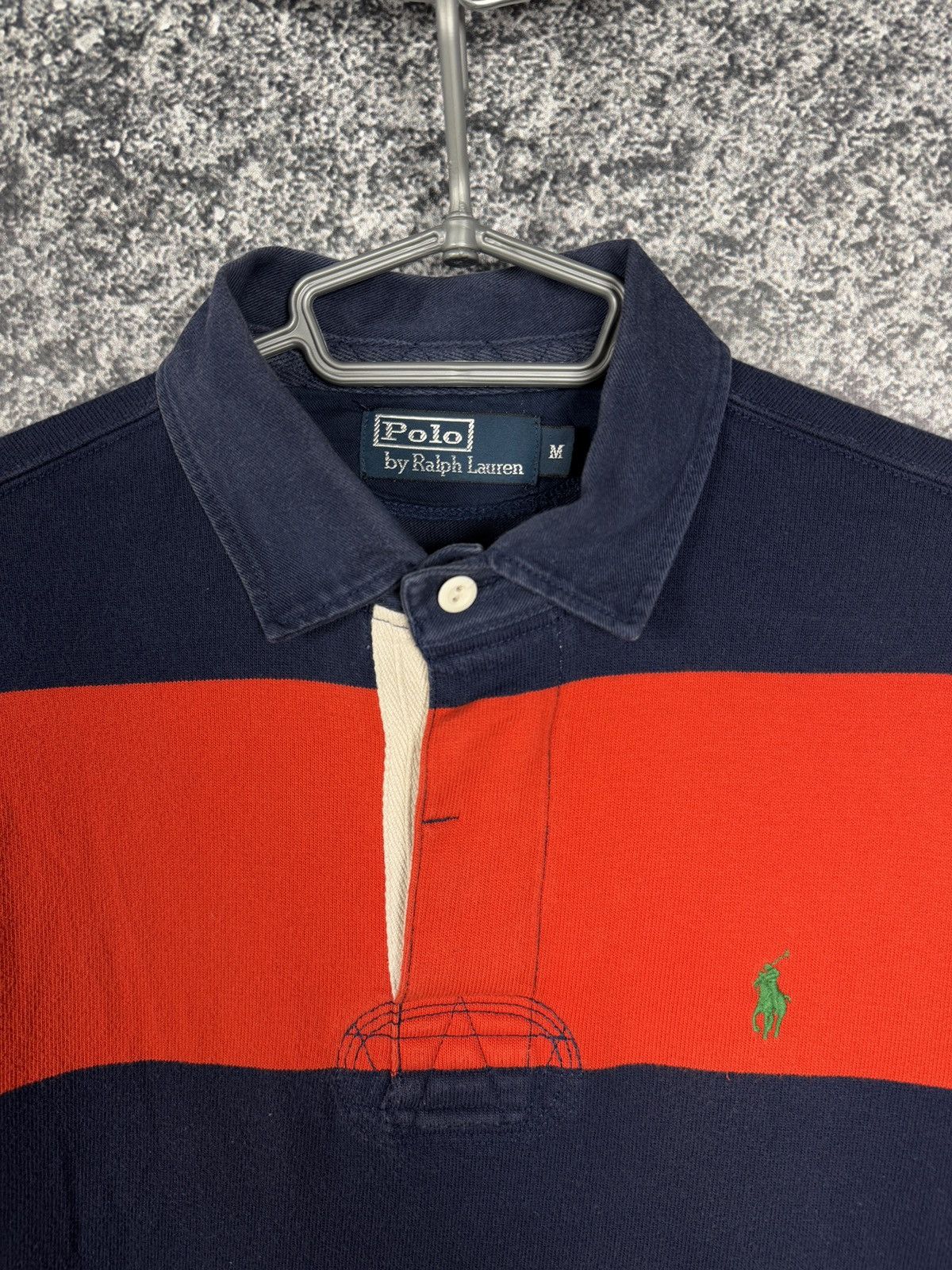 Polo Ralph Lauren Men’s Ralph Lauren Vintage Rugby Shirt Striped Luxury Size M Size US M / EU 48-50 / 2 - 6 Thumbnail