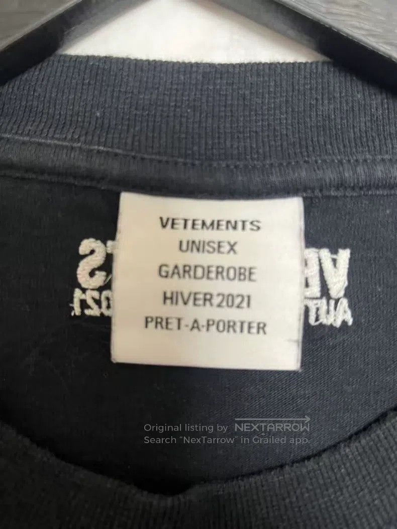 Vetements Vetements Letter Tour Landmark Shirt Size US M / EU 48-50 / 2 - 3 Thumbnail