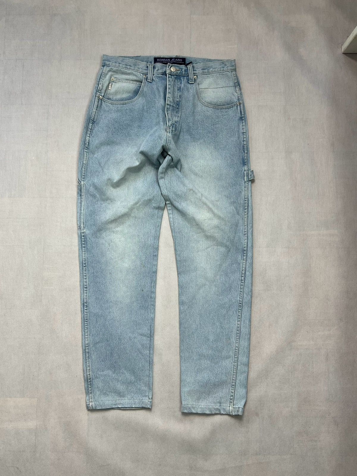 Japanese Brand × Koman × Vintage Pants Koman Jeans Single Knee Vintage 90’s Hip Hop Rap Size US 34 / EU 50 - 2 Thumbnail