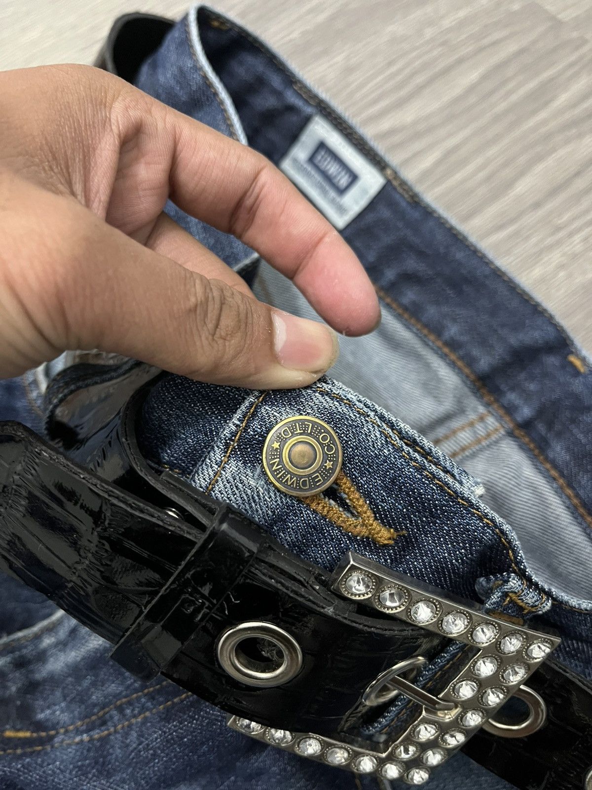Japanese Brand 🇯🇵Edwin International basic Jeans 🇯🇵 Size US 31 - 6 Thumbnail