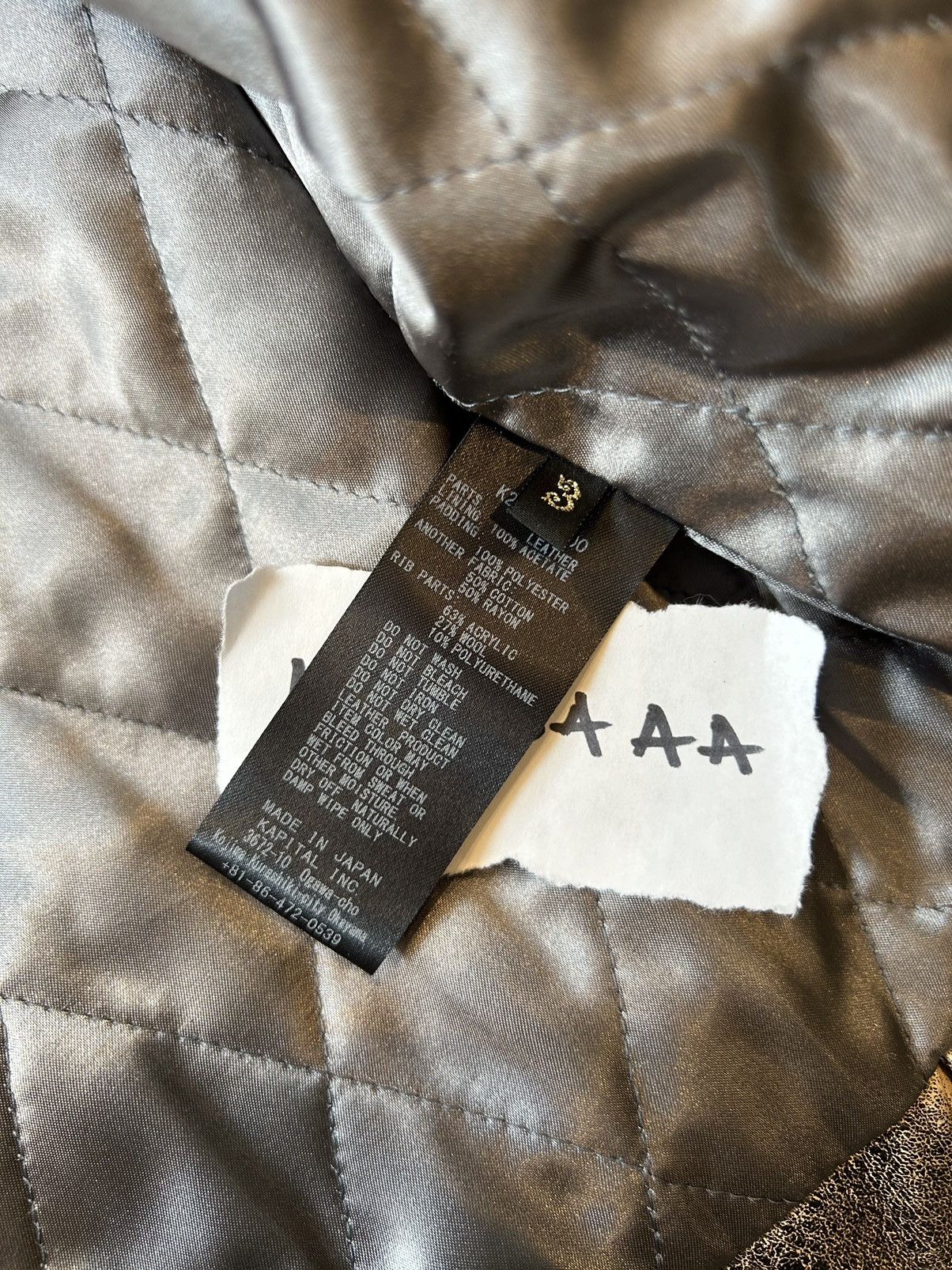 Kapital × Kapital Kountry Kapital Smiley rider leather jacket Size US L / EU 52-54 / 3 - 7 Thumbnail