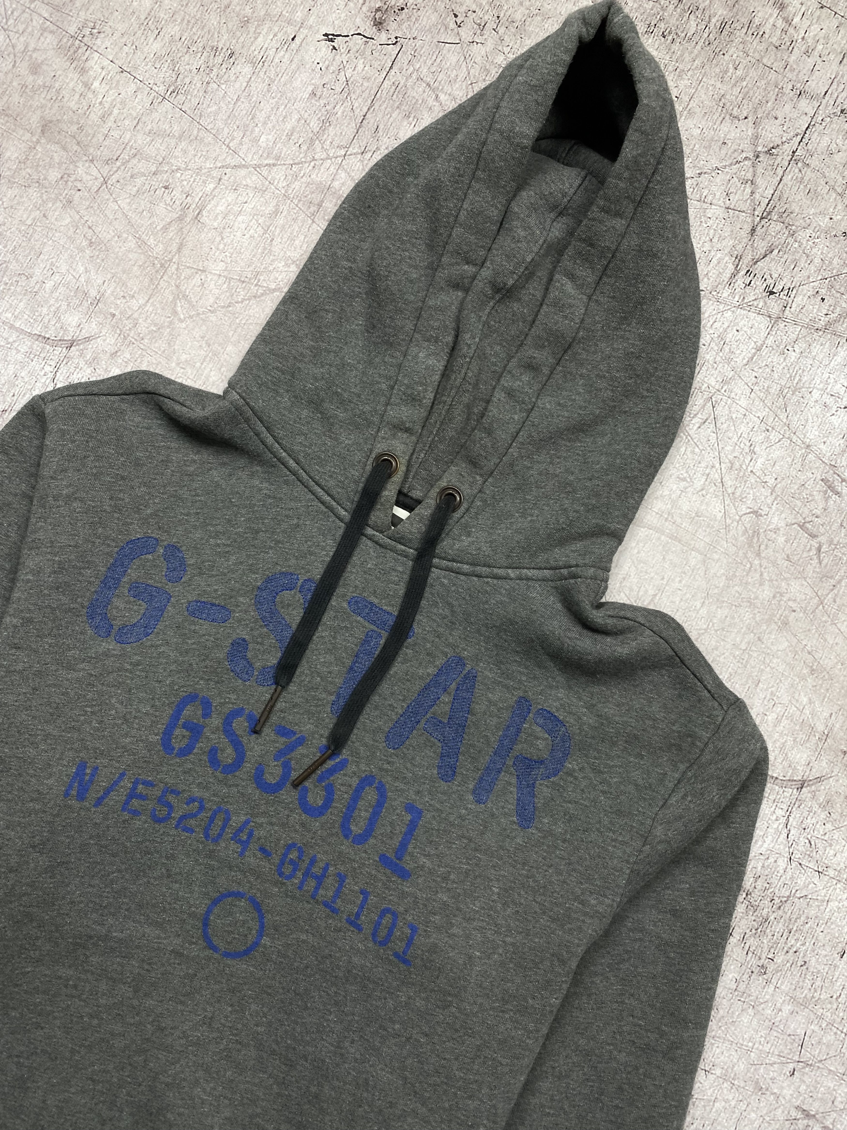 G-Star G Star Raw Vintage Mens Big Logo Hoodie Size US XL / EU 56 / 4 - 2 Thumbnail