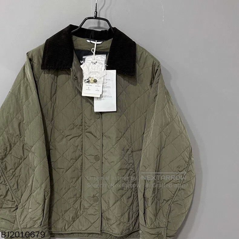Max Mara Max Mara Military Green Quilted Cotton Jacket Size XS / US 0-2 / IT 36-38 - 1 Thumbnail