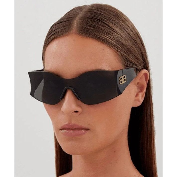 Balenciaga NEW BALENCIAGA BB0292S 002 SUNGLASSES BLUE UNISEX GEOMETRIC Size ONE SIZE - 5 Thumbnail
