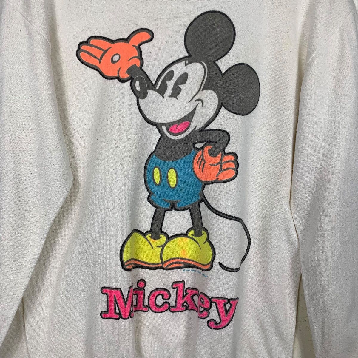 Vintage Vintage 80’s MICKEY MOUSE Graphic Sweatshirt #2544-C115 Size US S / EU 44-46 / 1 - 3 Thumbnail