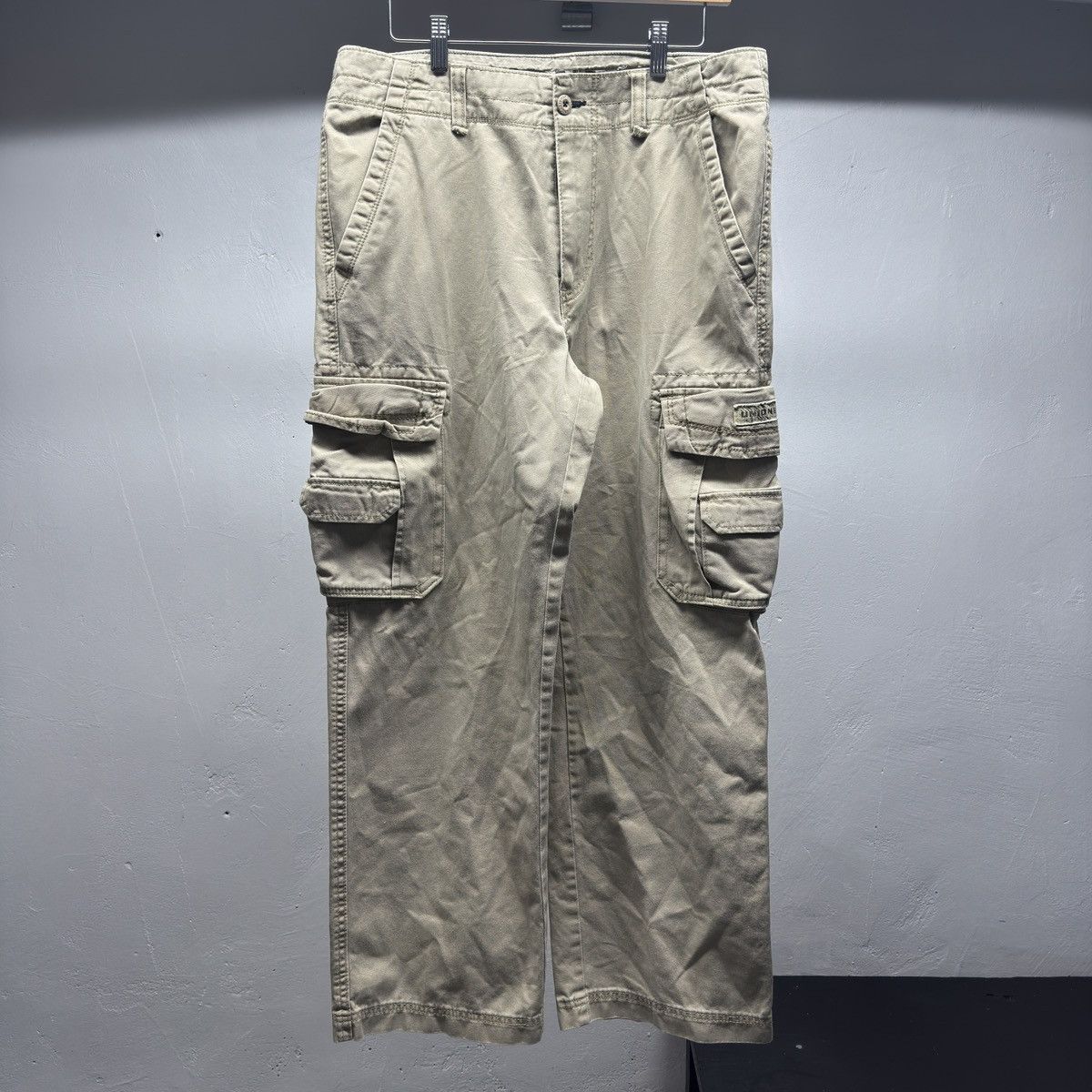Vintage Y2K Faded Beige Cargo Pants ERD Grunge Skater Raimundo Size US 32 / EU 48 - 1 Thumbnail