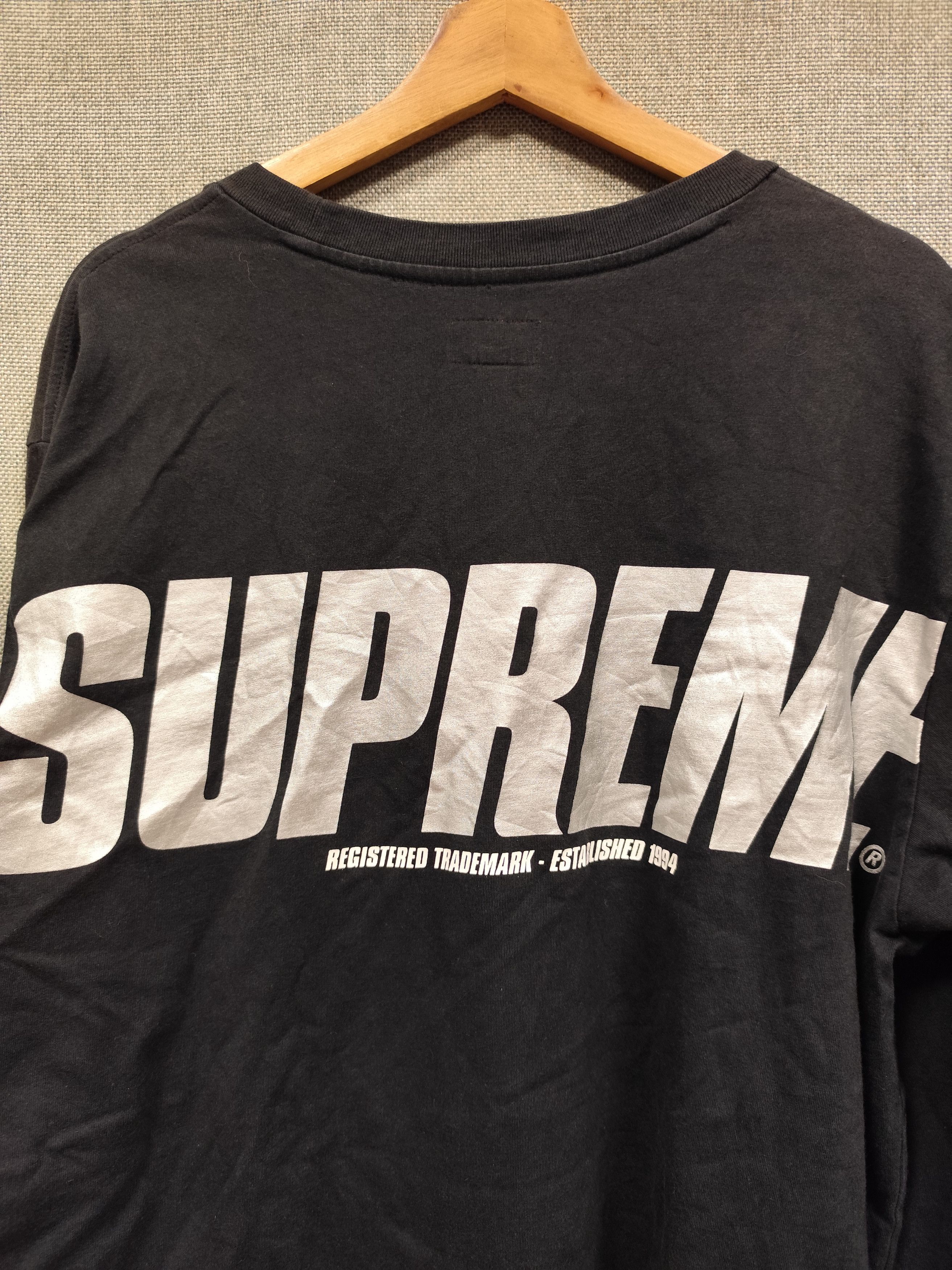 Supreme supreme trademark long sleeve Size US XL / EU 56 / 4 - 4 Thumbnail