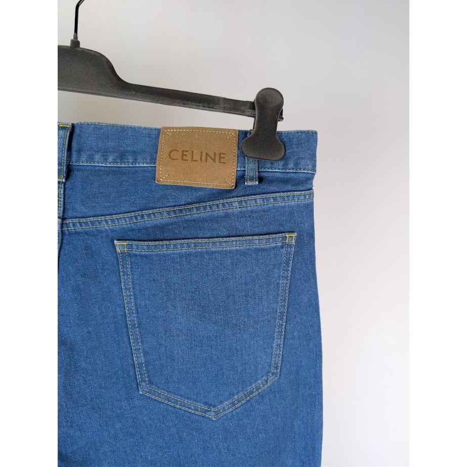 Celine o1rshd1 Denim Jeans in Blue Size US 34 / EU 50 - 13 Thumbnail