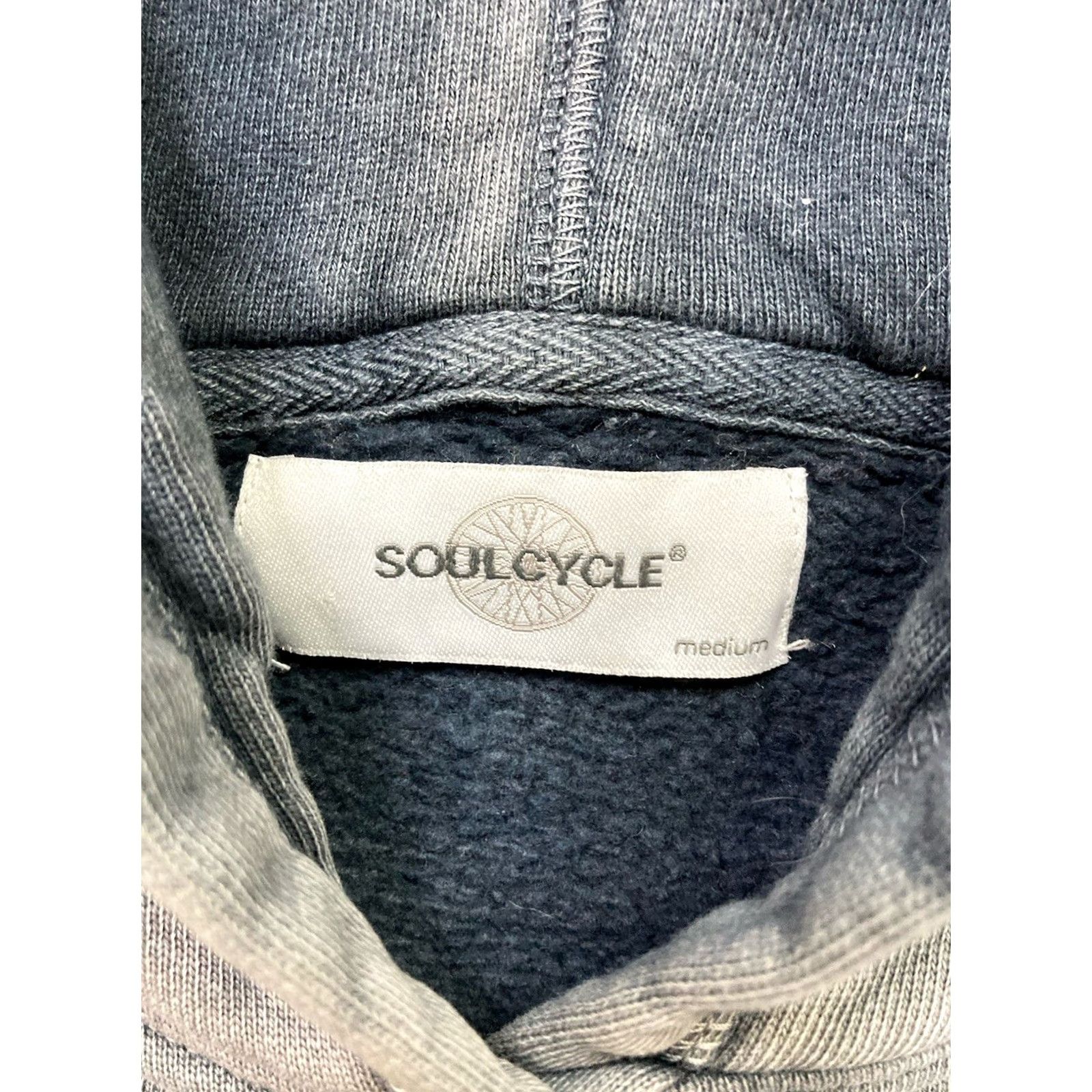 Logo 7 SoulCycle Logo Pullover Hoodie Men M Gray Hoodie, Graphic Print, Pockets, Hooded, Crew Neck, Regular Fit, Cotton Fleece, 100% Authentic, Pre Owned Size US M / EU 48-50 / 2 - 7 Thumbnail