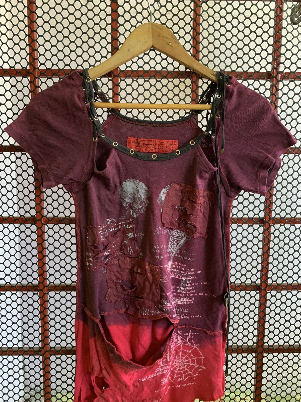 Japanese Brand × Seditionaries Japanese punk Gothic H.Naoto Anarchyism Shirt Size XXS / US 00 / IT 34 - 2 Thumbnail