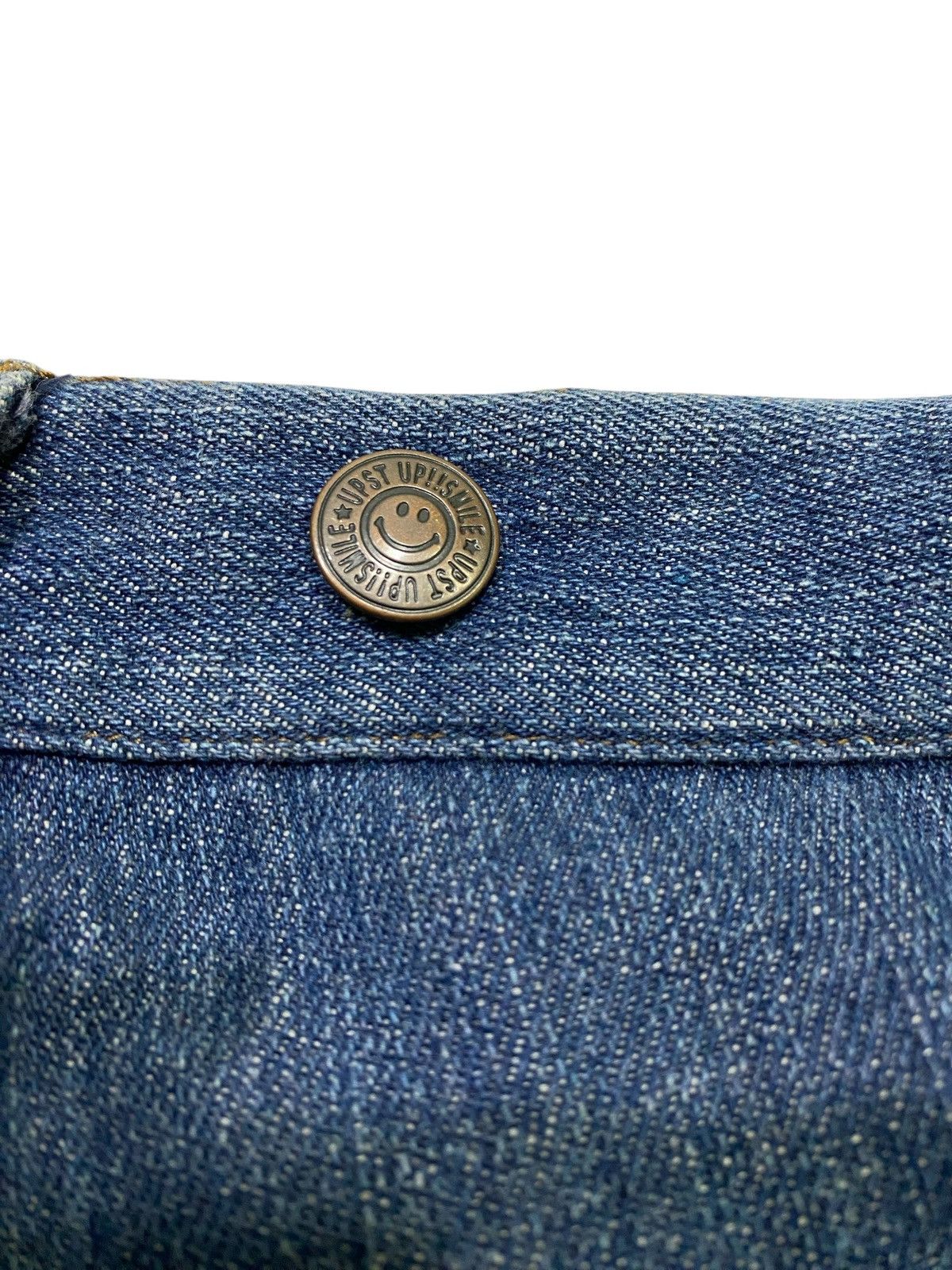 Japanese Brand Japanese Brand X Up Smile painted jeans Size US 34 / EU 50 - 19 Thumbnail