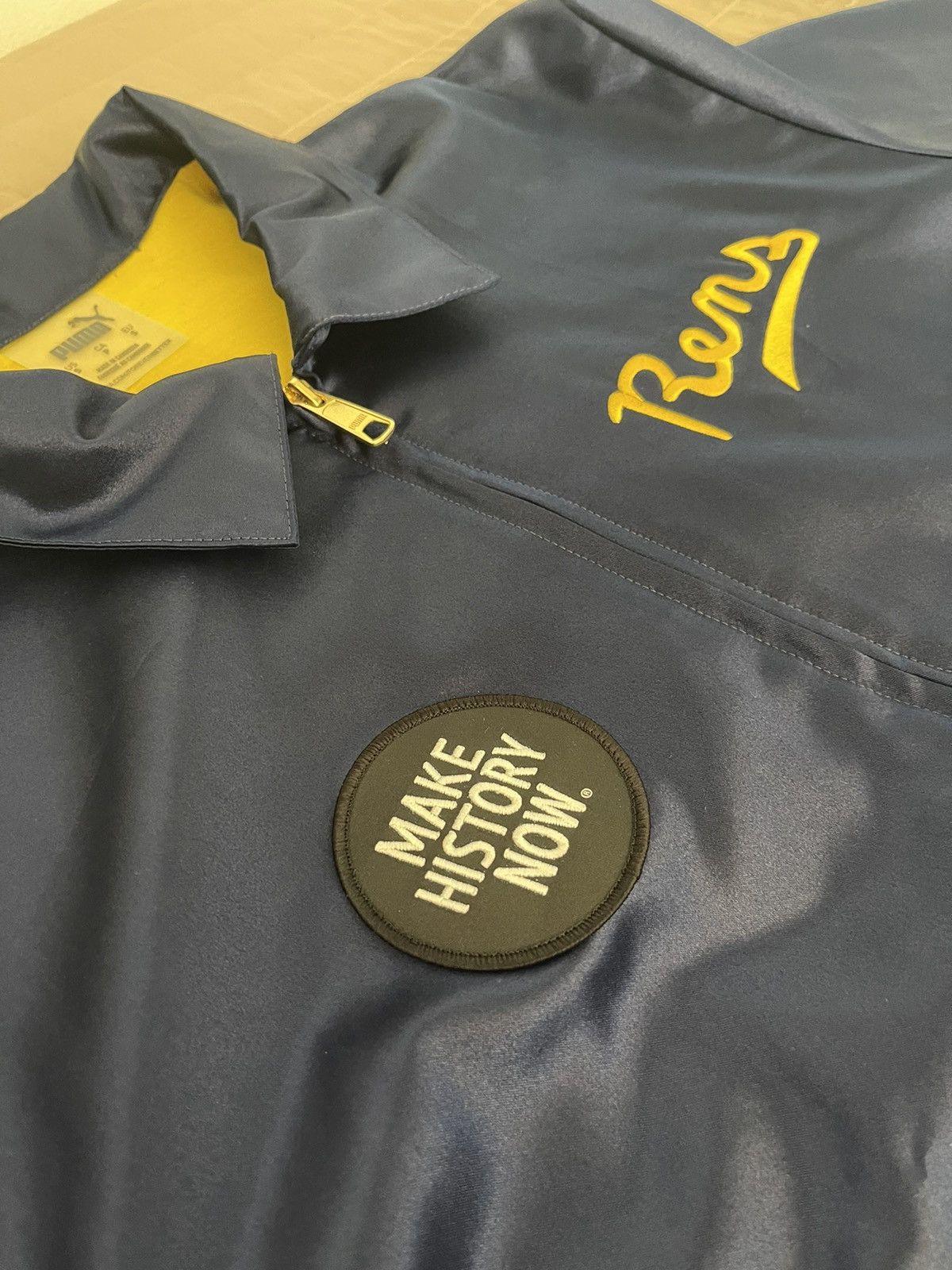 Puma Puma Harlem New York Rens Collared Jacket Zip Up Size US S / EU 44-46 / 1 - 2 Thumbnail