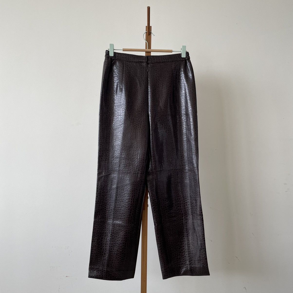 Vintage Vintage Franca V Paoloni Snakeskin Pattern Pants Size 27" / US 4 / IT 40 - 1 Thumbnail