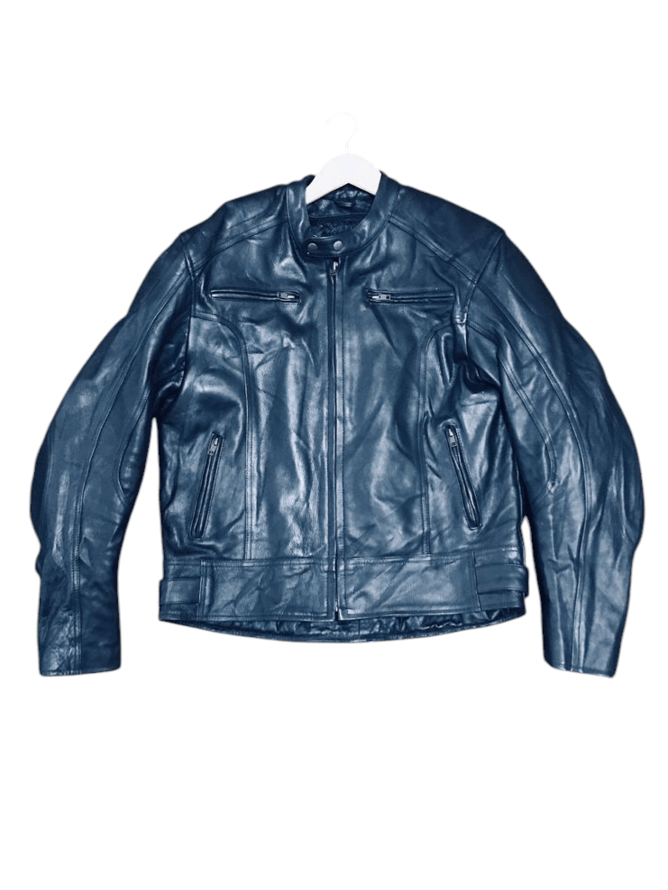 Vintage Vintage Ghost Rider by Good Luck Leather Jacket Size US M / EU 48-50 / 2 - 2 Thumbnail