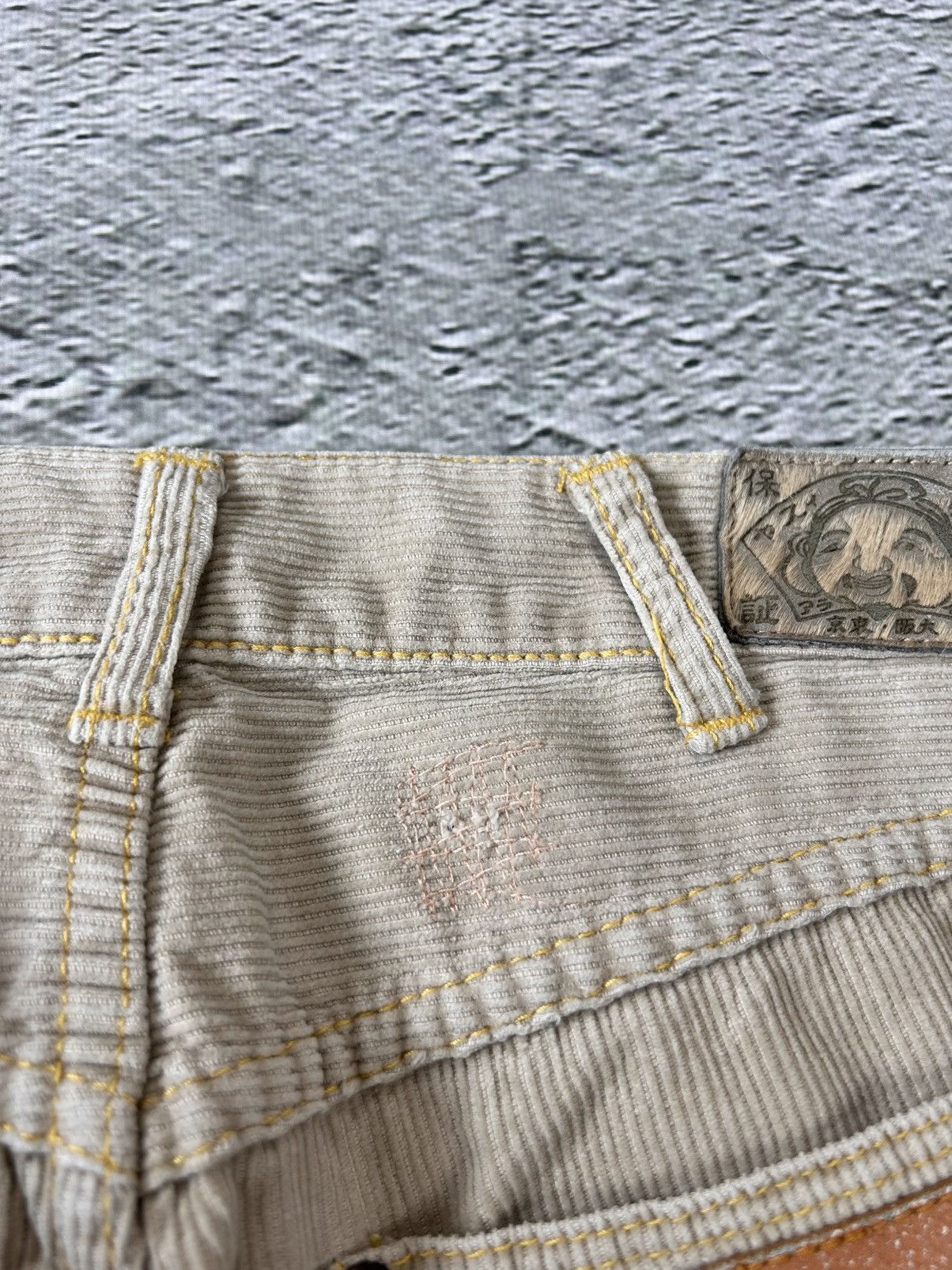 Evisu × Vintage Evisu corduroy pants vintage cords red beige seagulls Size US 30 / EU 46 - 4 Thumbnail