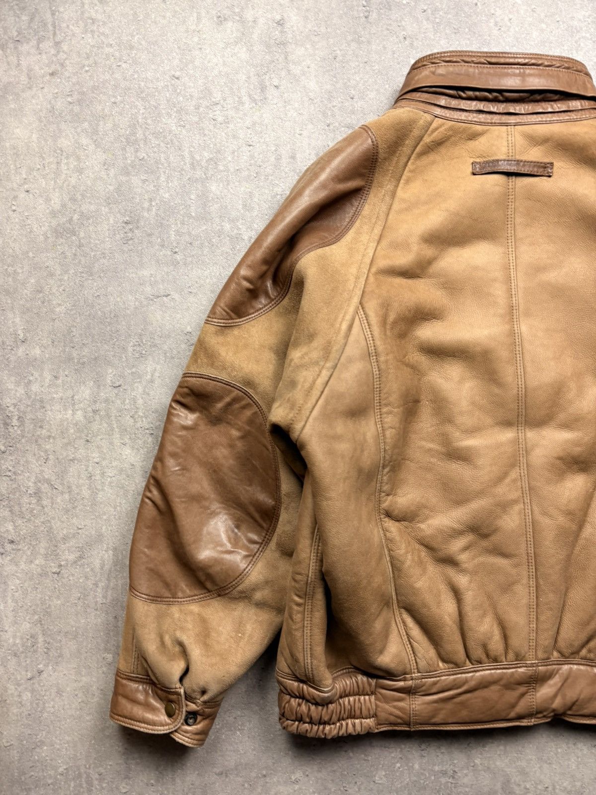 Japanese Brand Vintage Brown Leather Jacket – Classic Style streetwear y2k Size US L / EU 52-54 / 3 - 7 Thumbnail