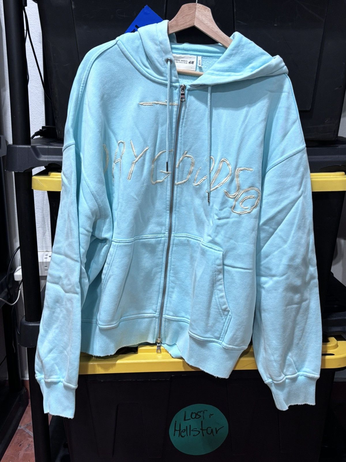 Who Decides War Who Decides War x H&M OVERSIZED FIT COTTON ZIP UP HOODIE Size US M / EU 48-50 / 2 - 1 Thumbnail