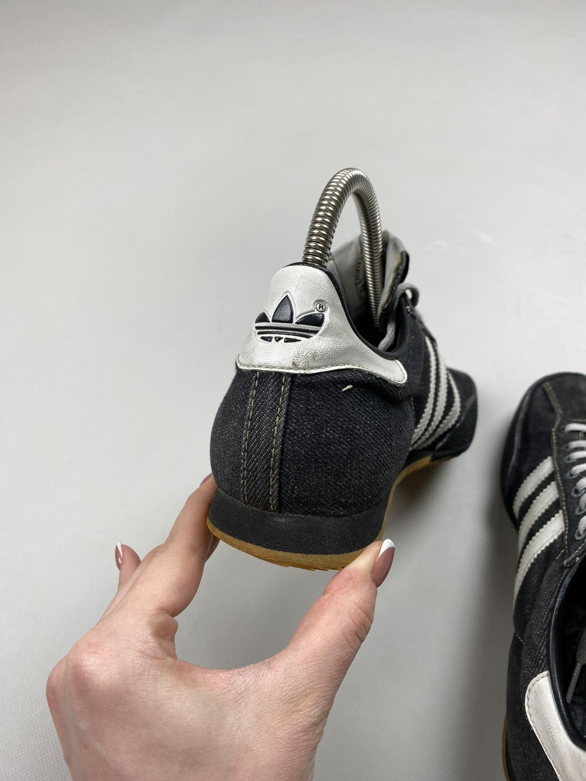 Adidas × Vintage Adidas Vintage Y2K Denim Low Top Sneakers Shoes Size US 5.5 Size US 5.5 / IT 35.5 - 16 Thumbnail