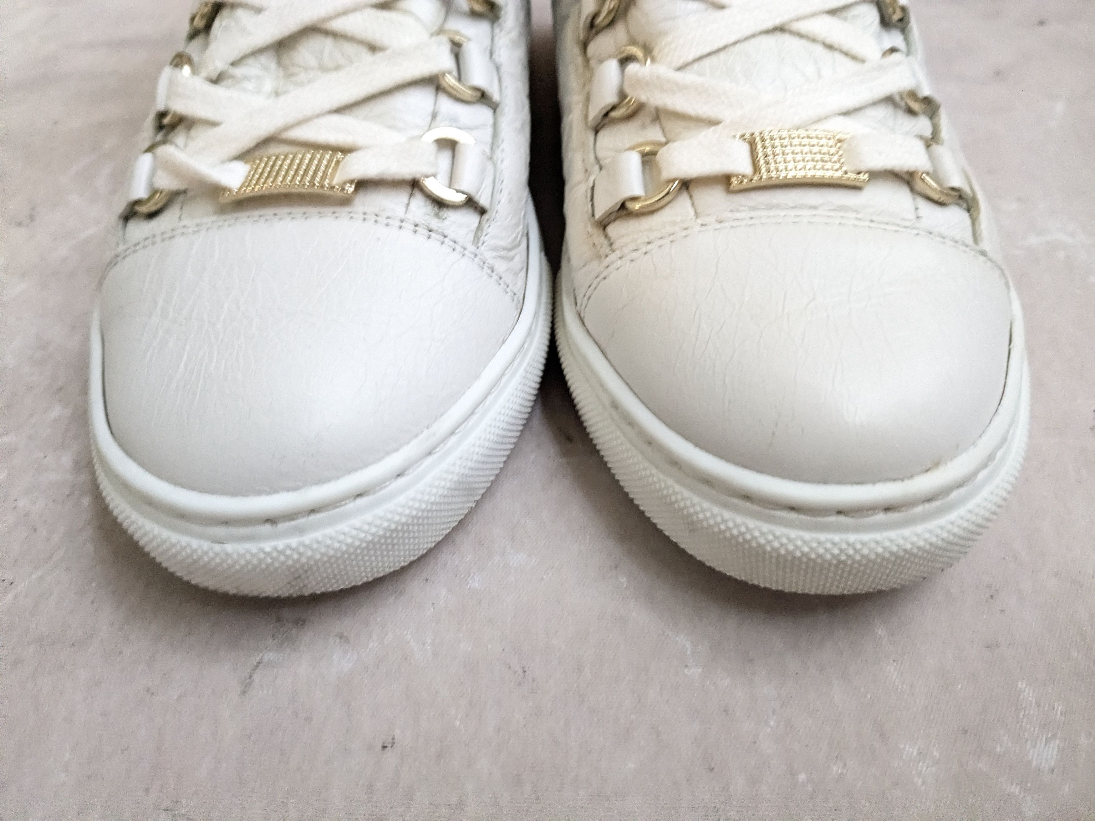 Balenciaga Balenciaga Arena White 7 Leather High Tops Lace Up Size US 7 / EU 40 - 4 Thumbnail