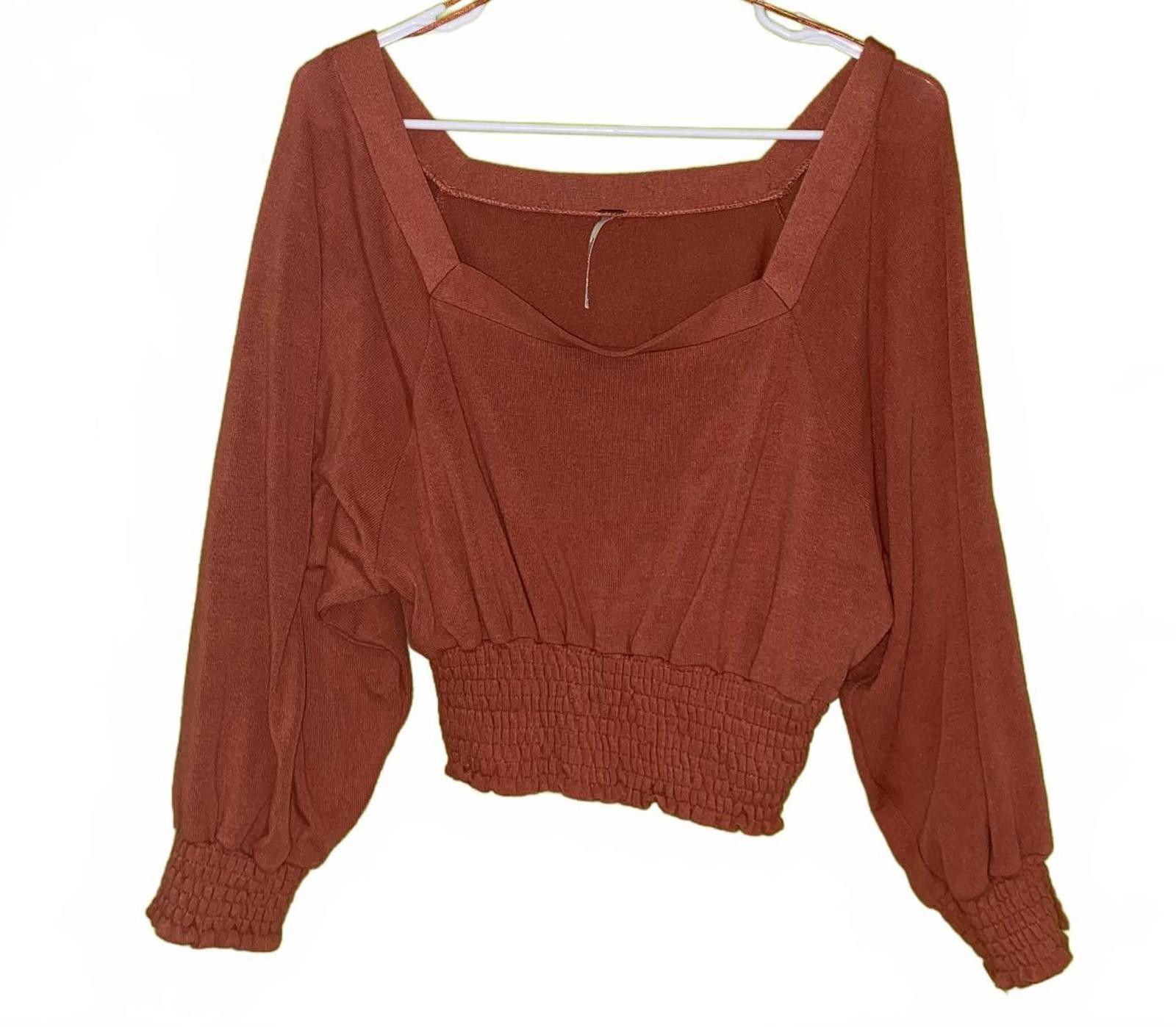 Free People Free People Orange Blouse Top XS Size XS / US 0-2 / IT 36-38 - 1 Thumbnail