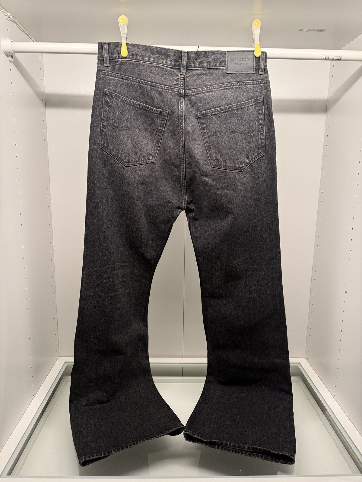 Balenciaga Balenciaga flared Japanese washed black denim Size US 32 / EU 48 - 2 Thumbnail