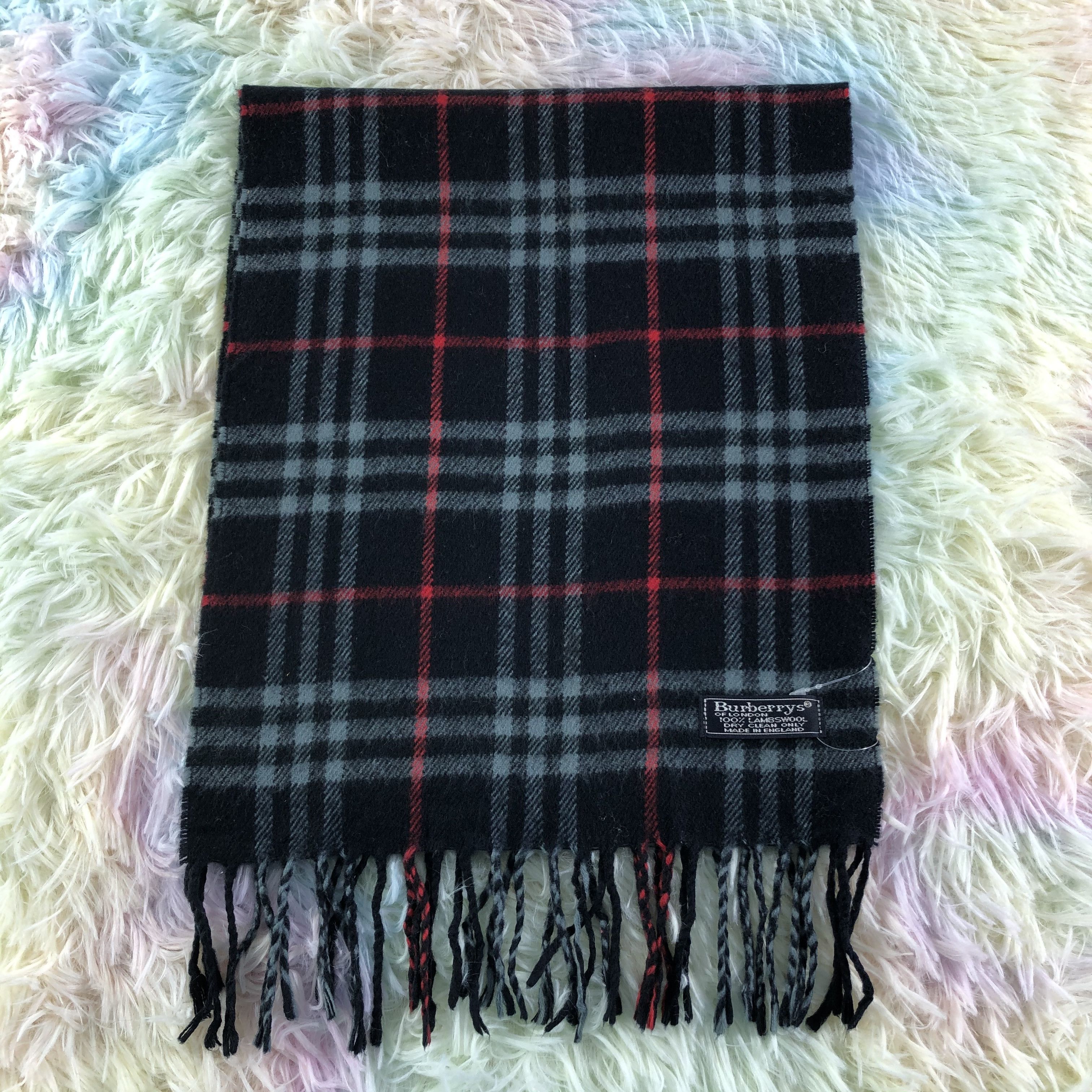 Burberry × Vintage Burberry Scarf / Muffler / Neckwear - KM513 Size ONE SIZE - 2 Thumbnail