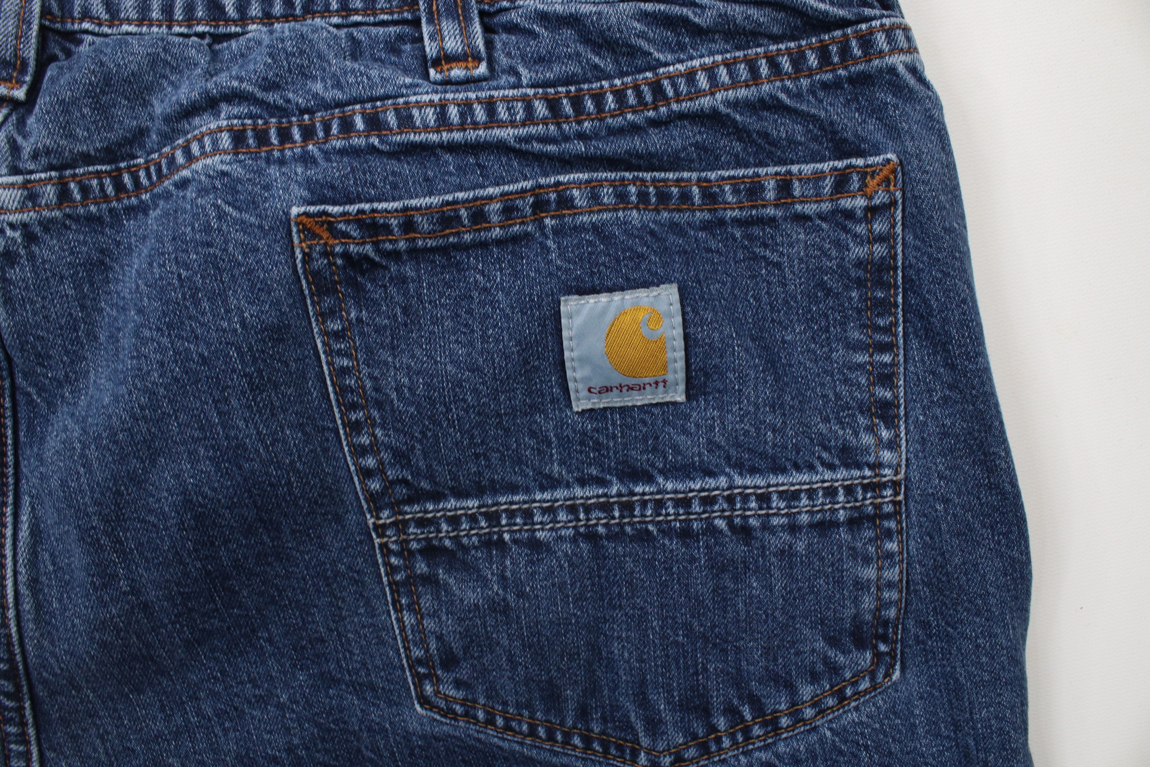 Carhartt × Vintage Vintage Carhartt Flannel Lined Relaxed Fit Denim Jeans Blue Size US 42 / EU 58 - 12 Thumbnail