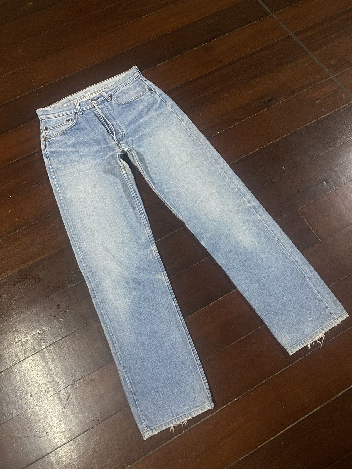 Levi's Vintage early 80s 522 Levis 501 Dirty washed Faded rework Size US 31 - 3 Thumbnail