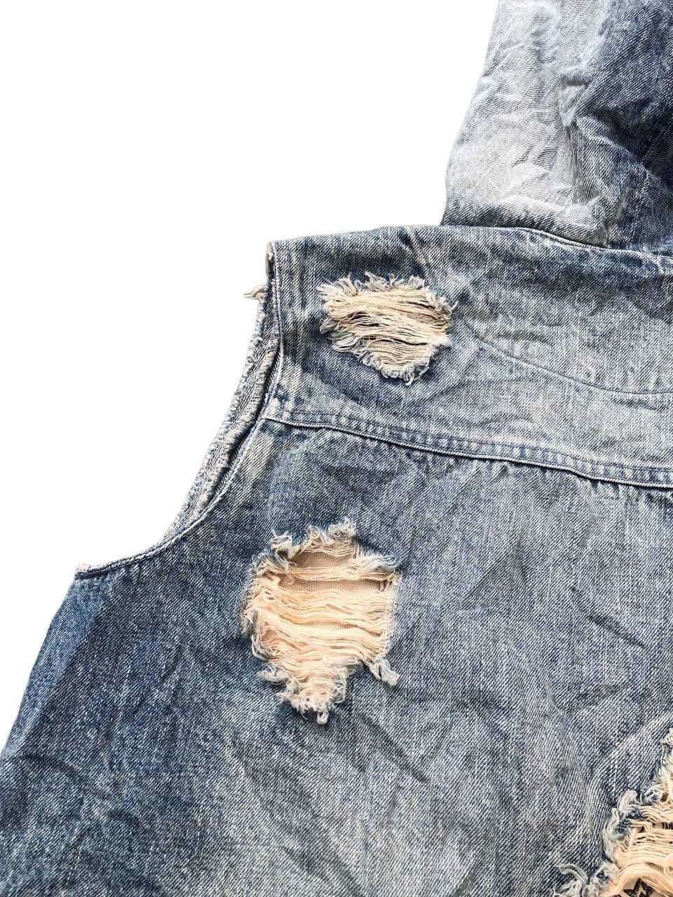 Designer × Japanese Brand Candy Stripper Ripped Vest Hoodie Size US M / EU 48-50 / 2 - 10 Thumbnail