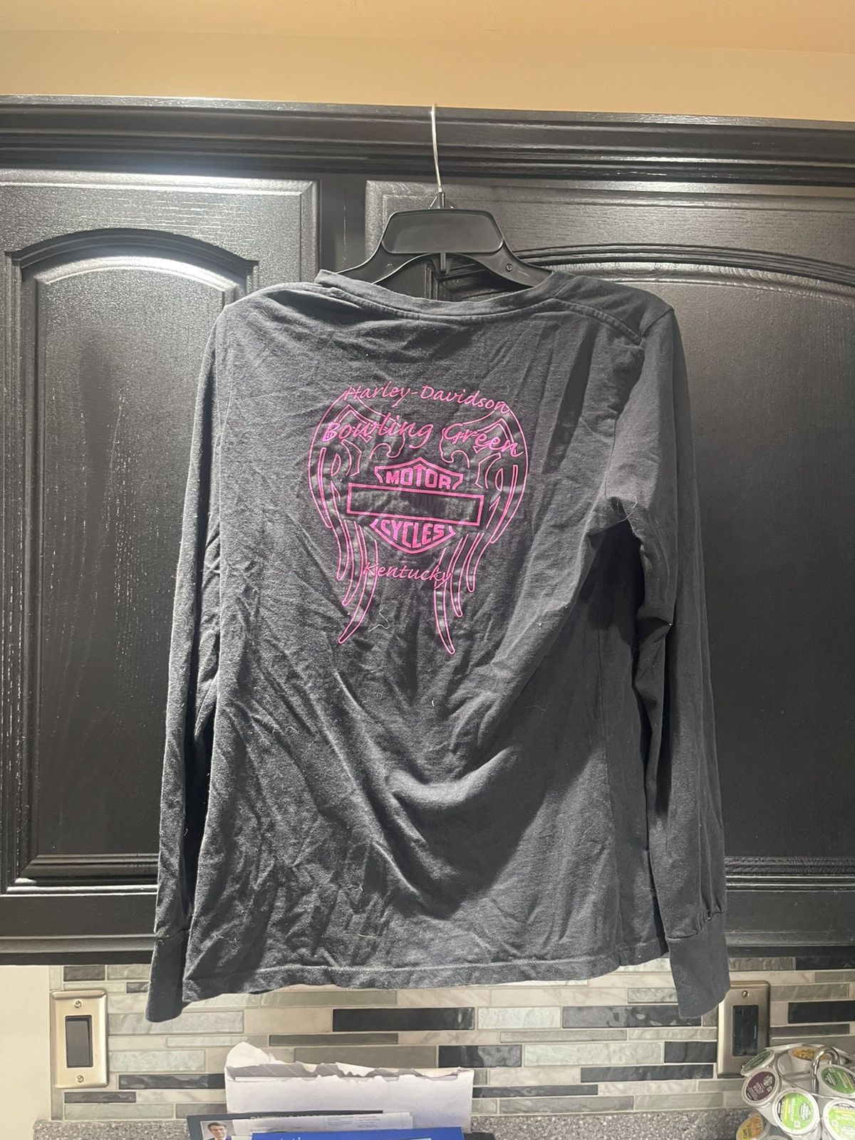 Harley Davidson Harley Davidson Motorcycle Women’s Long Sleeve V neck Size L / US 10 / IT 46 - 5 Thumbnail