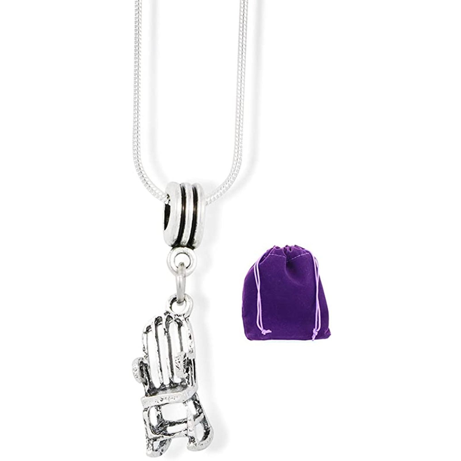 & Other Stories Rocking Chair Charm Snake Chain Necklace Size ONE SIZE - 1 Thumbnail