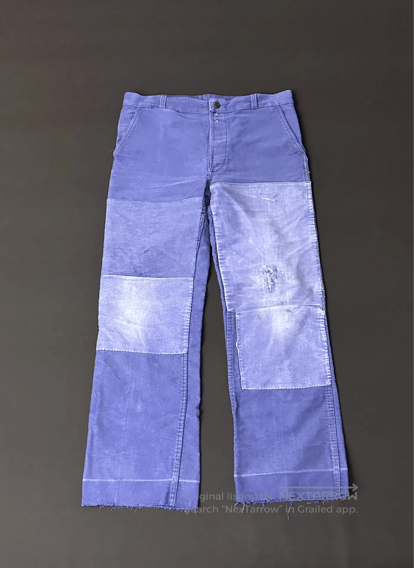 Vintage Vintage 50s Chrome Hearts French Workwear Moleskin Pants. Size US 31 - 1 Thumbnail