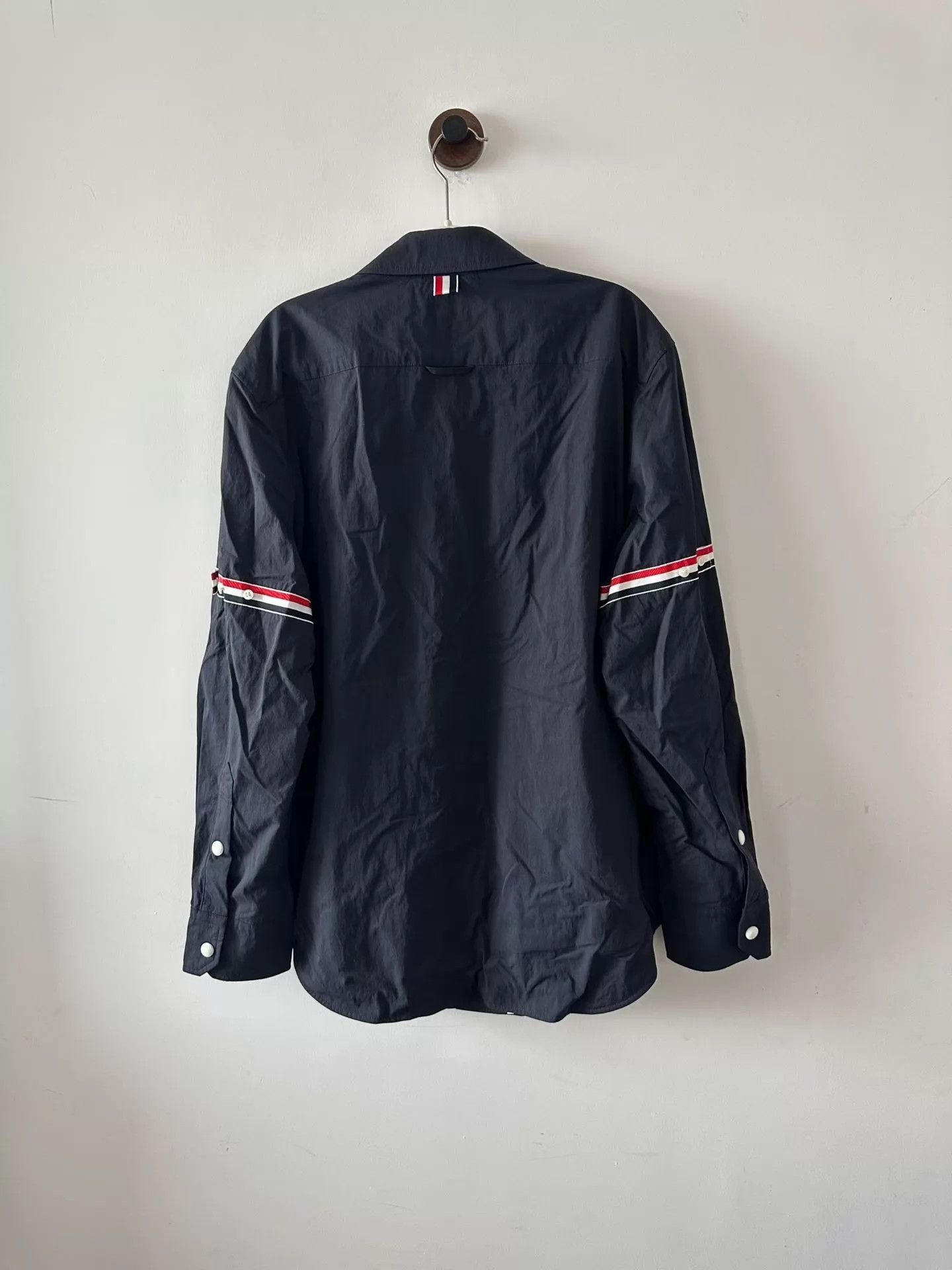 Thom Browne Thom Browne Double Logo Shirt-Jacket Size 2 Tried On Size US M / EU 48-50 / 2 - 2 Thumbnail