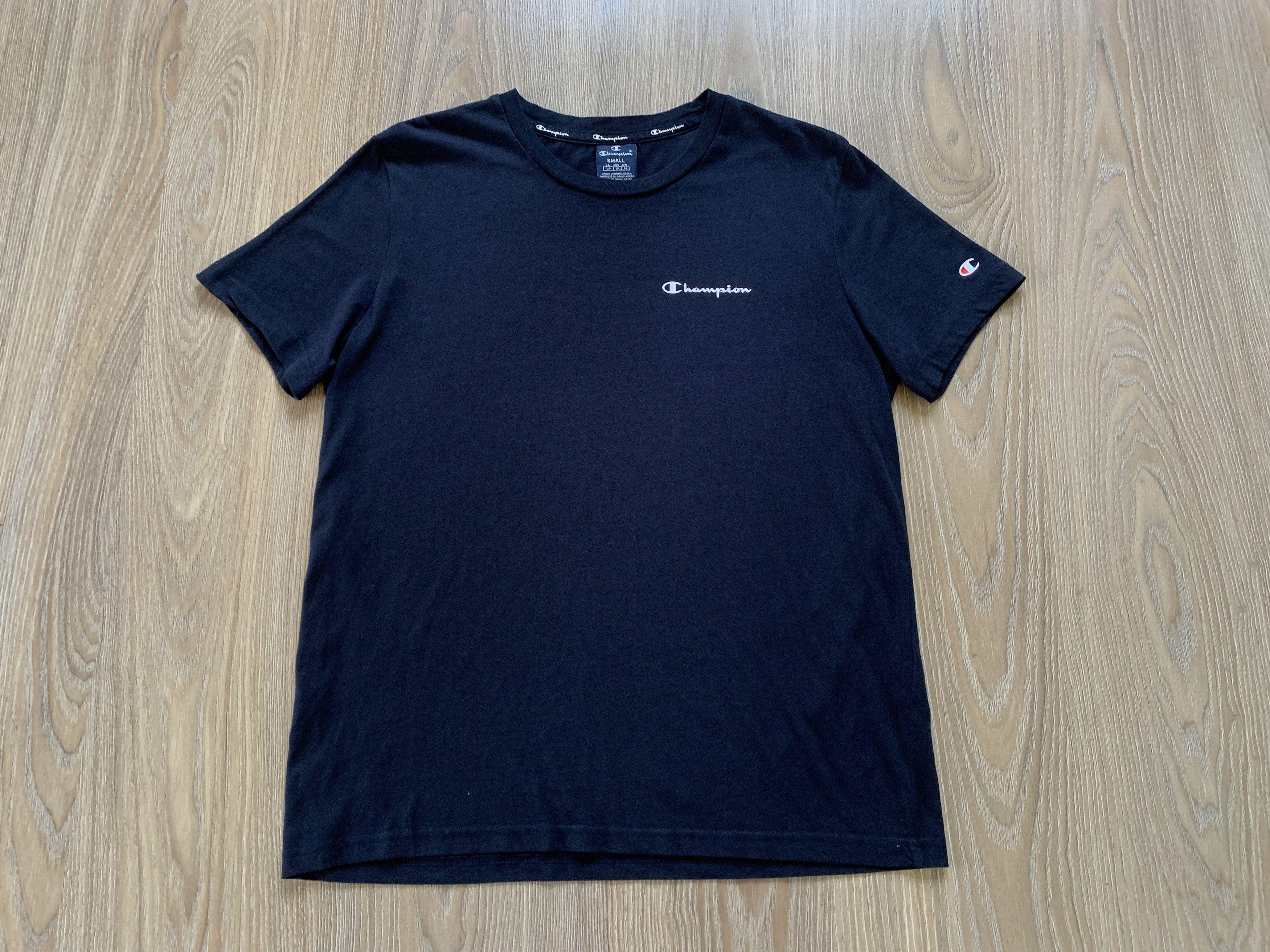Champion Champion Basic Blue Cotton T-Shirt Size US S / EU 44-46 / 1 - 2 Thumbnail