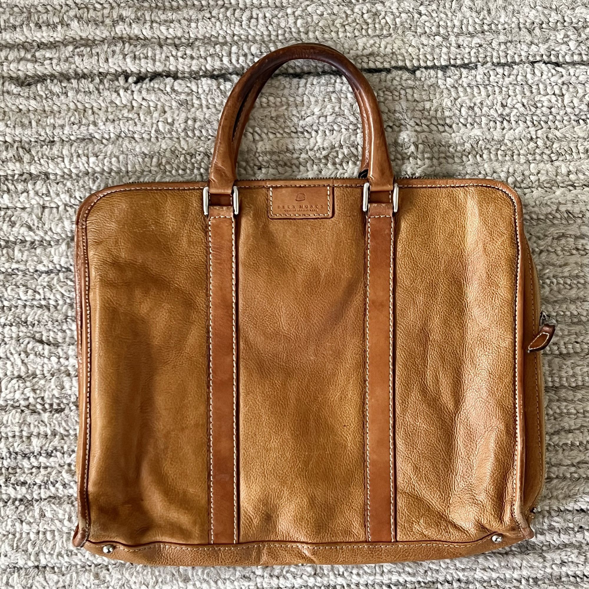Other Vintage Artisan Leather Briefcase Unisex Full Grain Patina B Size ONE SIZE - 2 Thumbnail